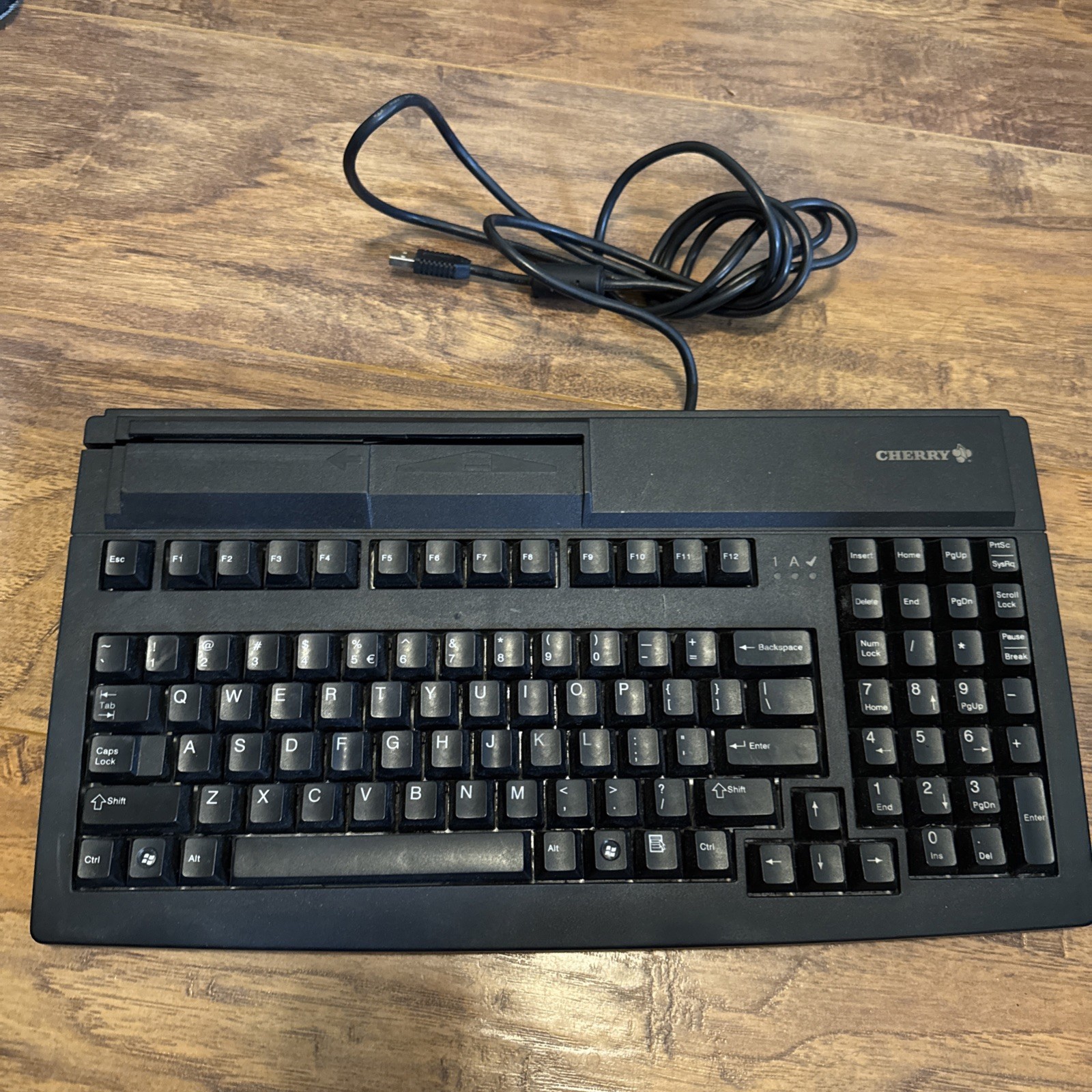New Cherry MY 7000 USB Multiboard Keyboard Black w/Build-in Card Reader