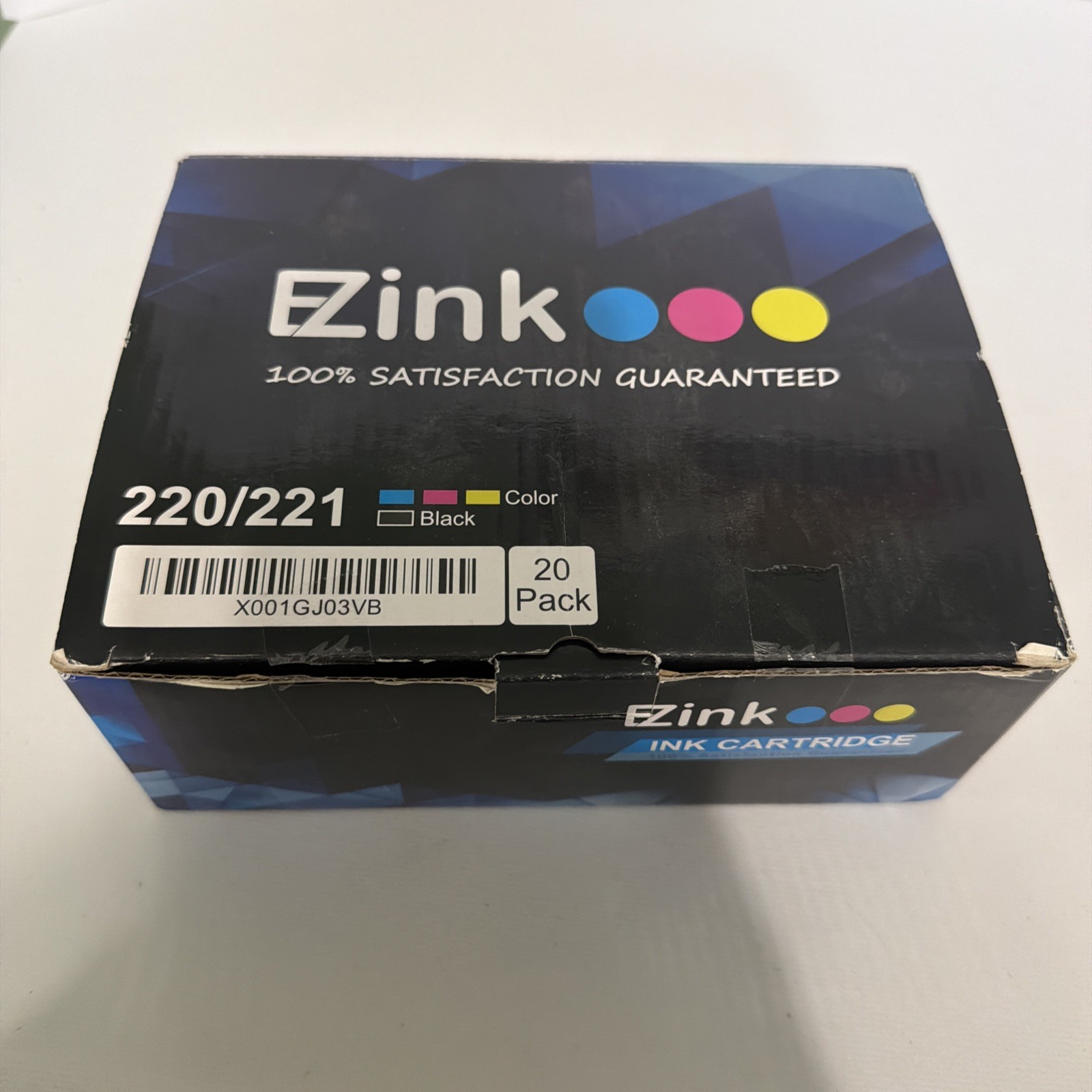 EZink 220/221 Color and Black Box Ink Cartridges 16