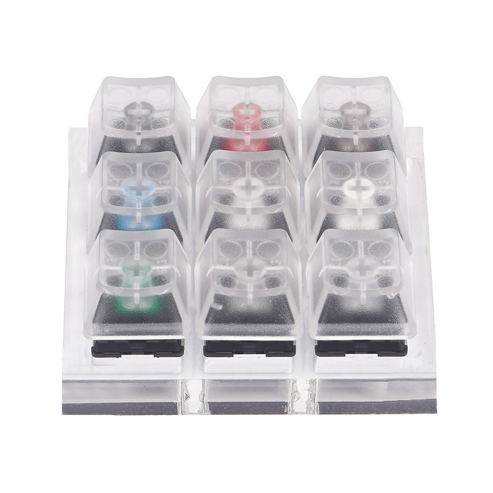 9-Key Switch Tester Sampler Keycap Switch for Cherry MX Mechanical Keyboard