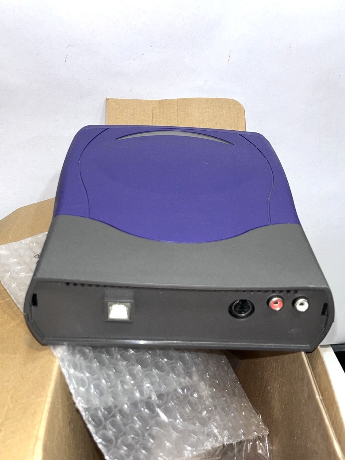 Iomega ZipCD 650 USB External CD-RW Drive ZIPCDUSB Purple UNTESTED No Cables