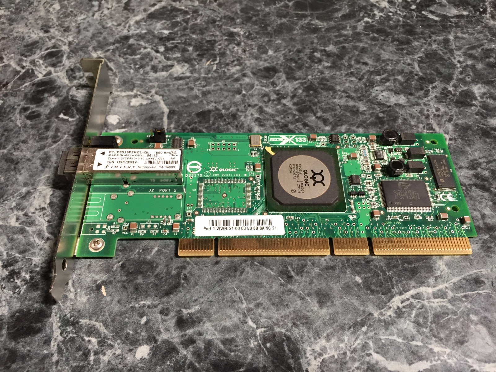 QLogic 2GB Fibre Channel PCI-X Network Controller Card QLA2340