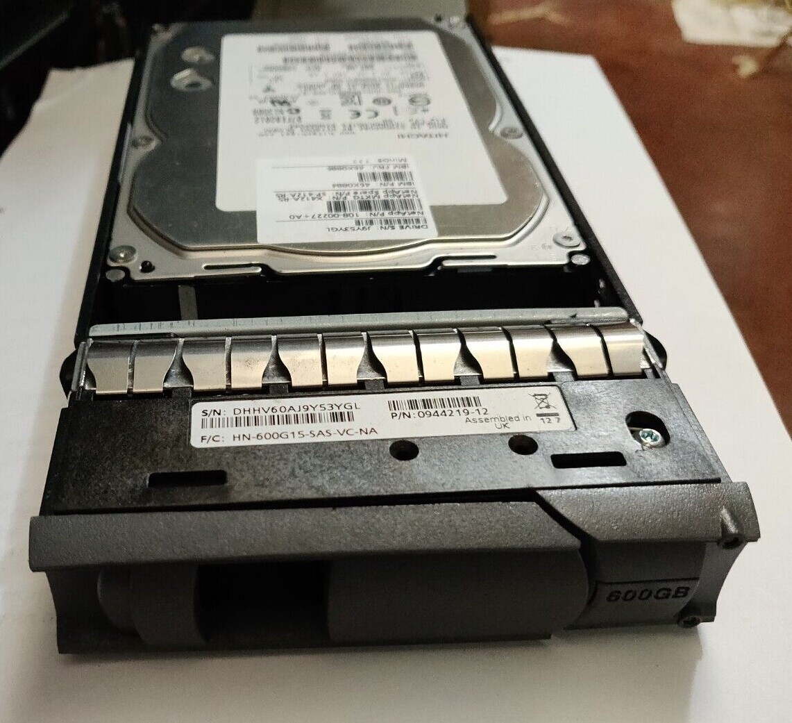 Netapp X412A-R5 SP-412A-R5 (HGST HUS156060VLS600) 600GB 15K RPM 3.5" Hard Drive
