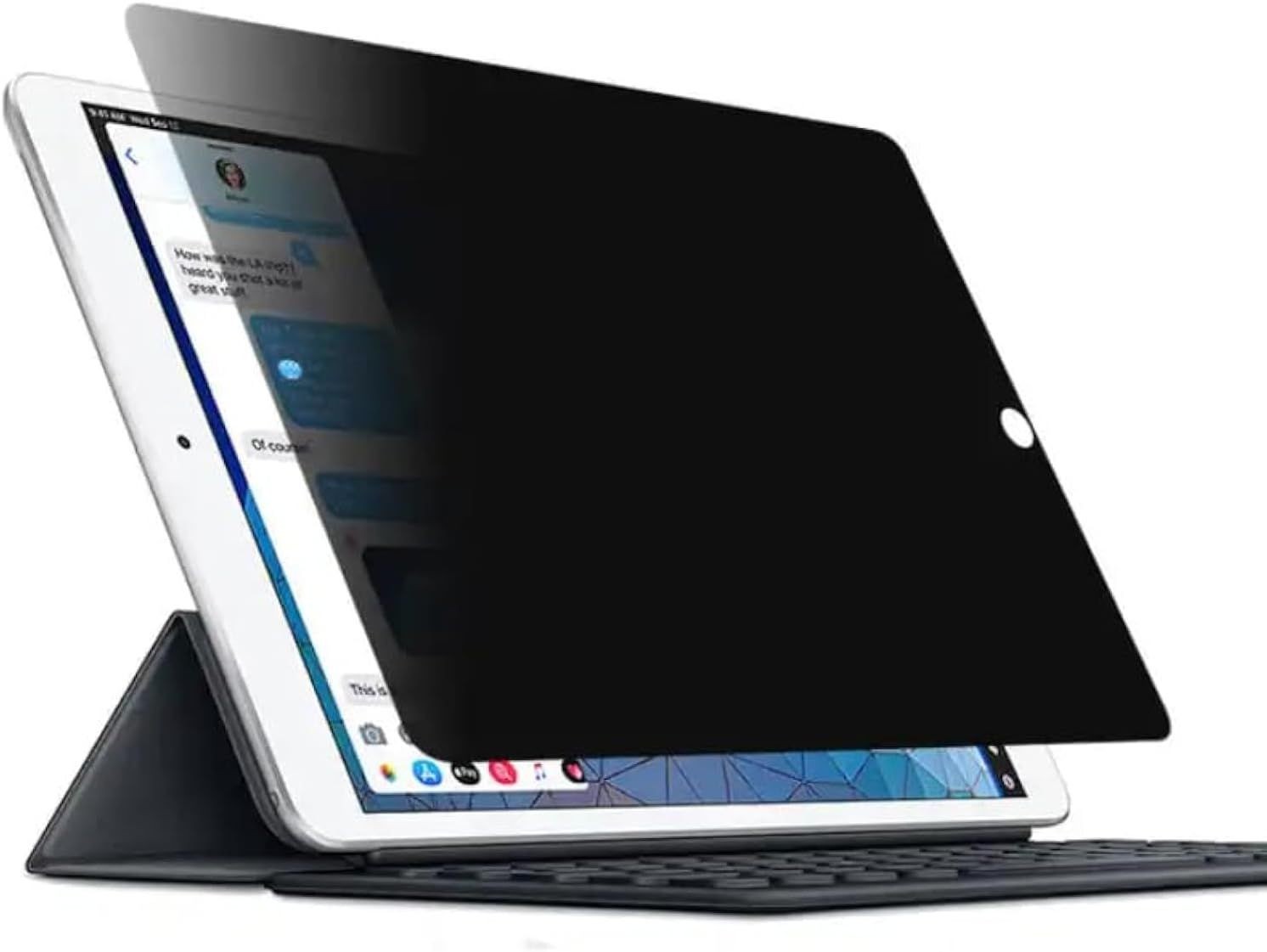 Privacy Screen Protector for iPad 10.2 Inch - Anti-Spy Tempered Glass Film