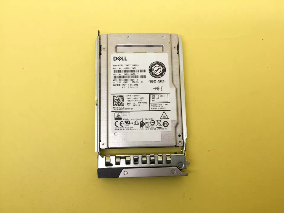 3PR5C 03PR5C New Dell 480GB 12Gbps SAS Mix Use 2.5'' SSD 14/15/16G KIT