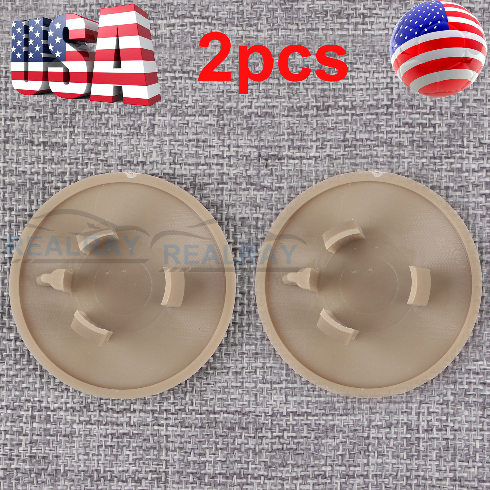 2x Armrest Rear Seat Cover Cap Fit For 07-18 Chevy Tahoe Yukon Cadillac Suburban