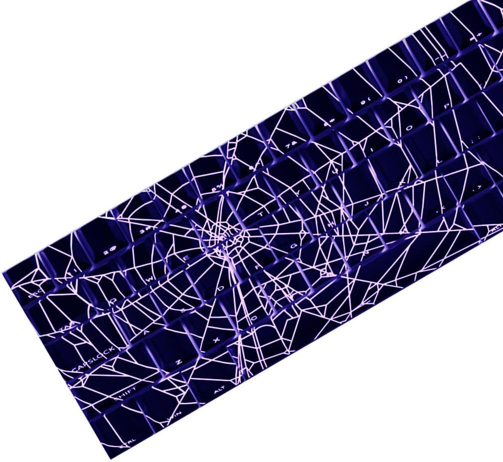 Spiders Web Keycaps 64/74 Keys Set, Side Print Translucent Backlit Pbt Keycaps