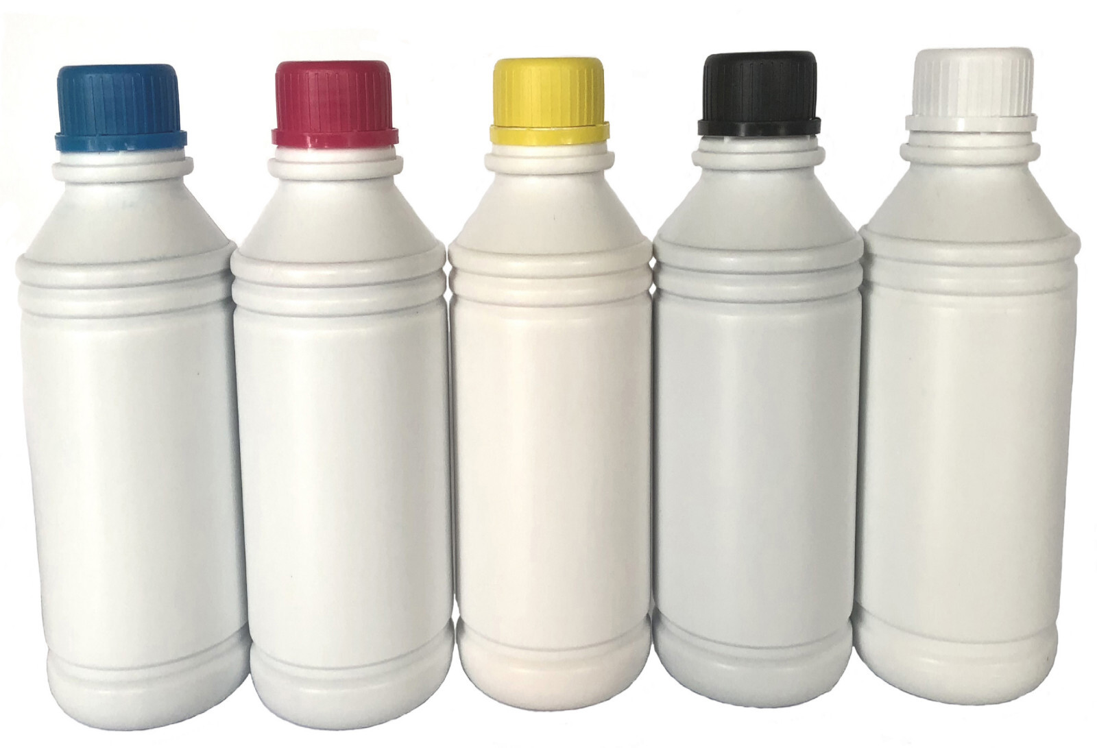 5X250ml DTF Inks CMYKW Direct to Film Printer Film Hot Melt Powder Heat Transfer