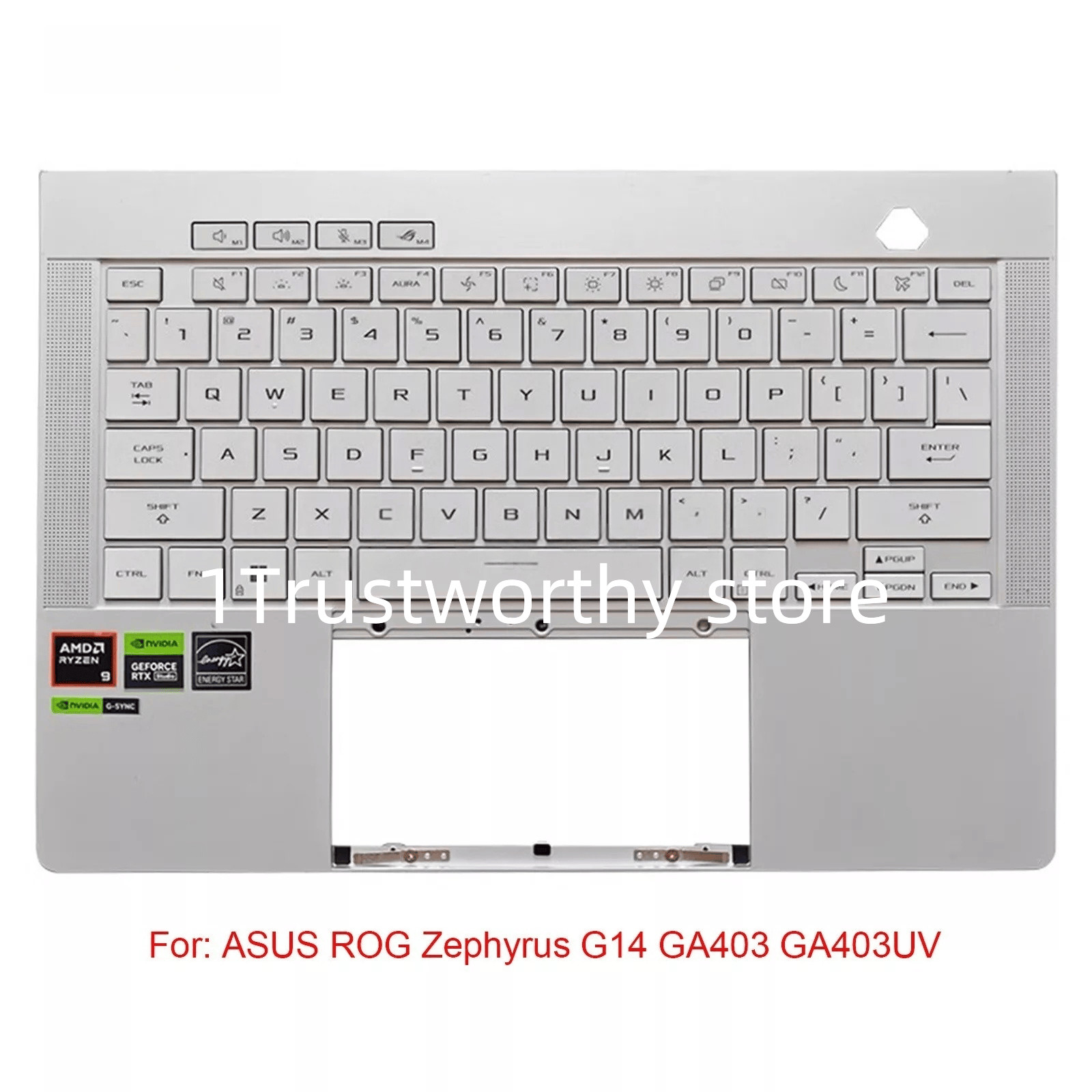 Used For ASUS ROG Zephyrus G14 GA403 GA403UV Palmrest with Backlit Keyboard 14"