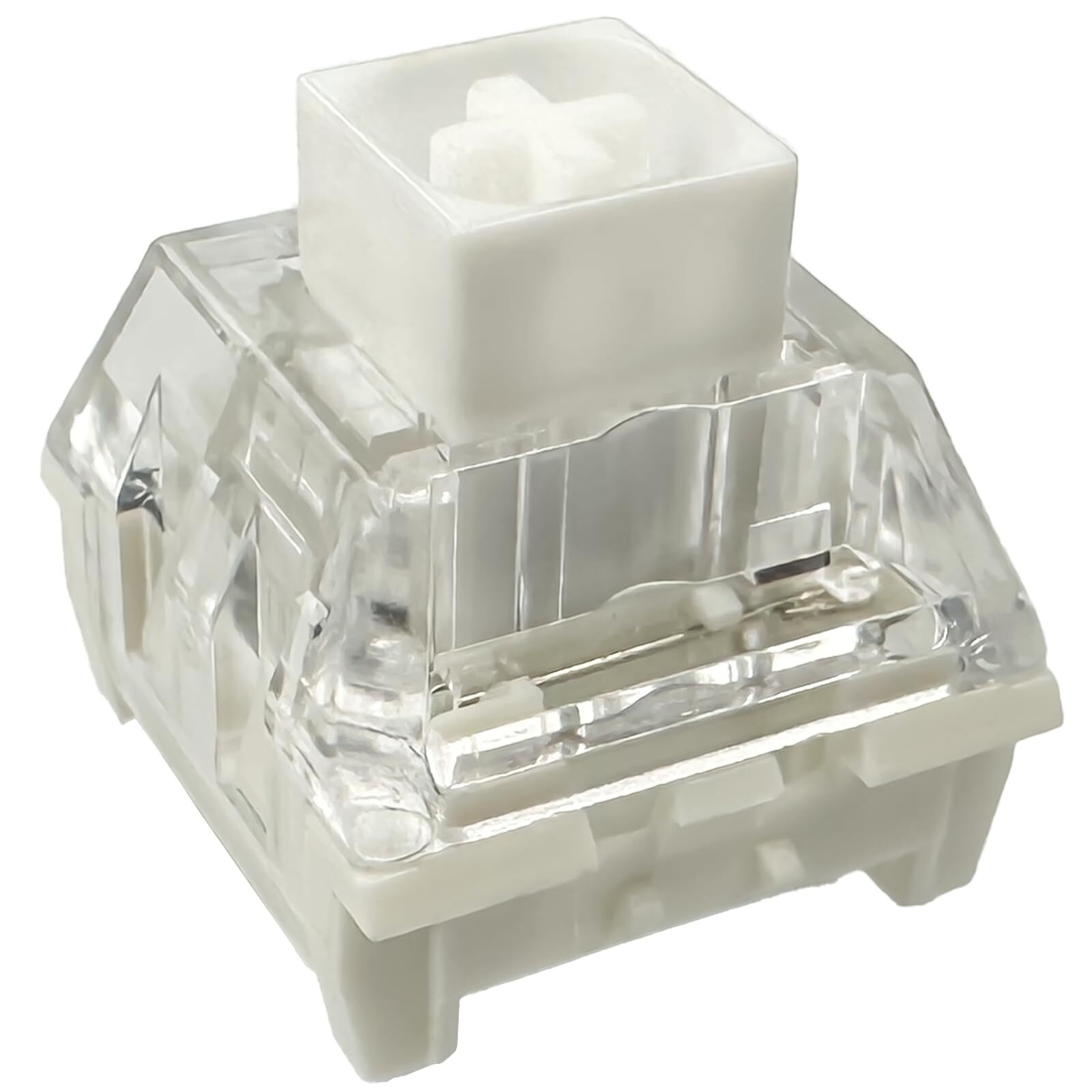 Kailh Box White Mechanical Keyboard Switches3-Pin 45gf Clicky/Speed Typing/Ga...