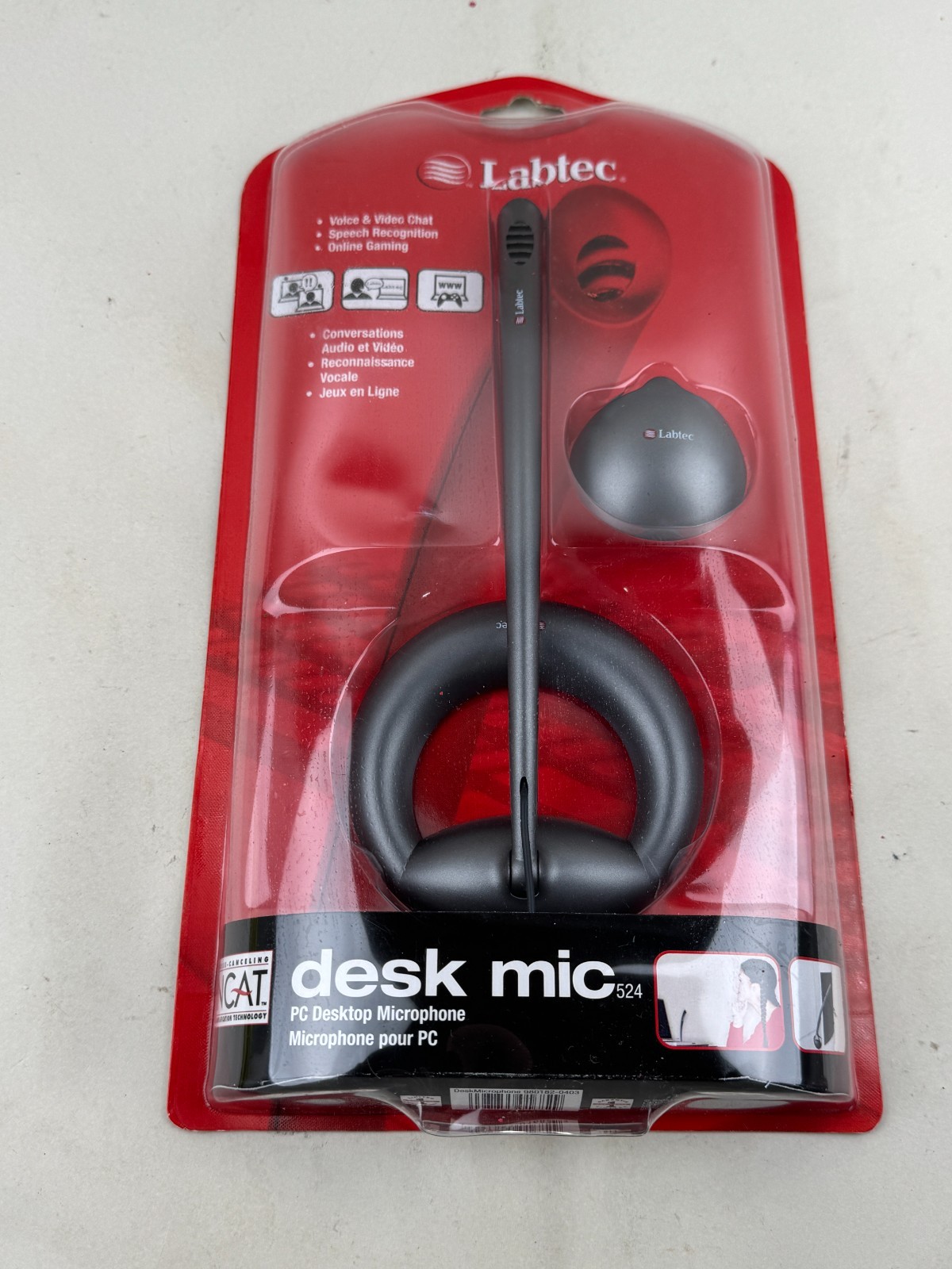 Labtec Desk Mic 524 Desktop Microphone - Brand New