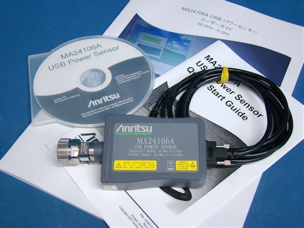 Anritsu MA24106A RF USB Power Sensor 50MHz-6GHz -40 to +23dBm Tested USED