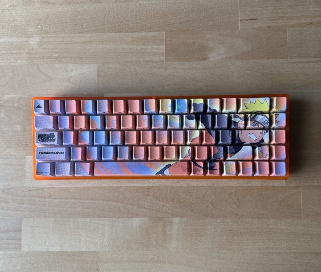 Higround Naruto Shippuden Gaming performance Keyboard USB-C, magnetic switches 