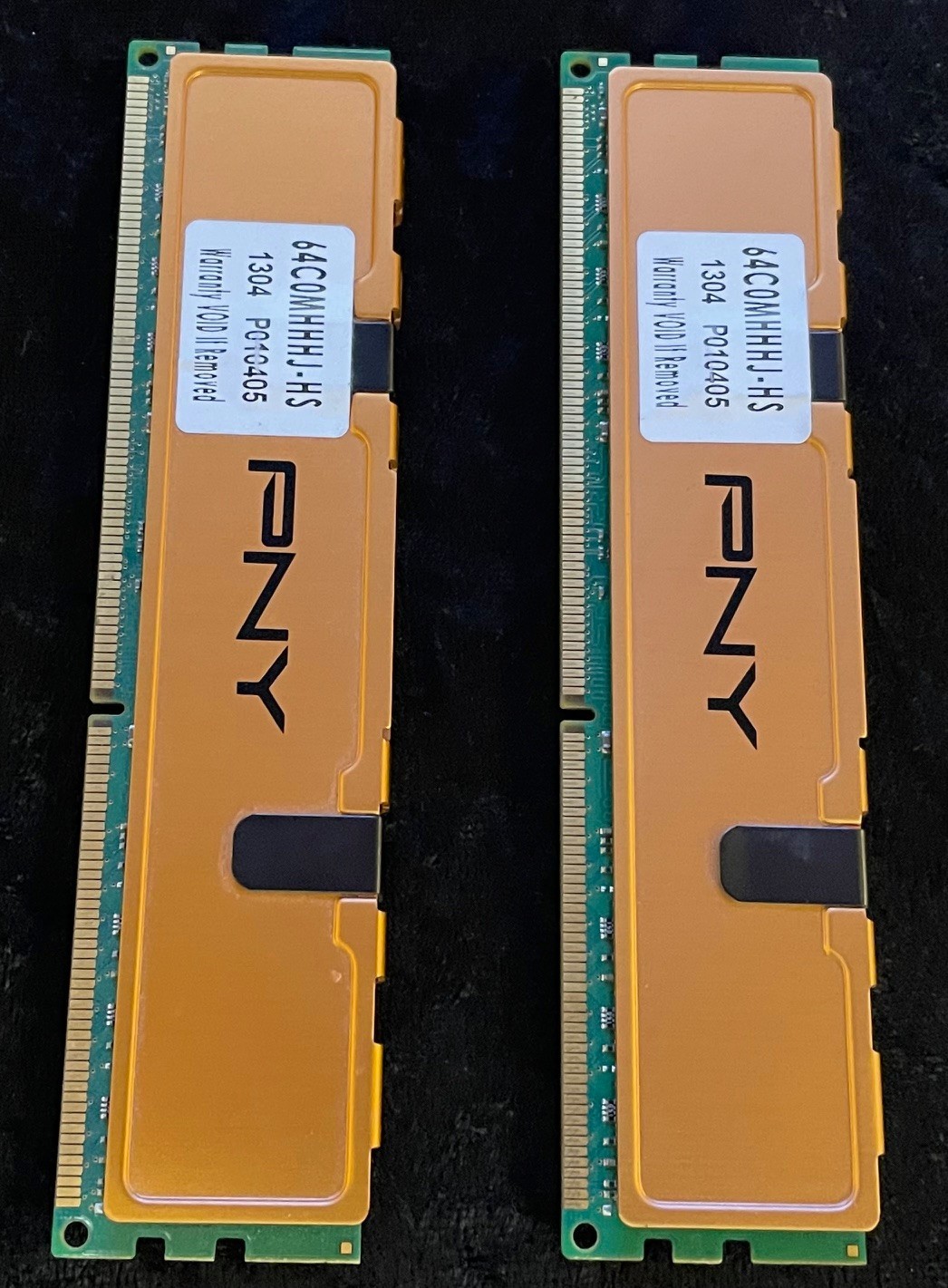 (2) - PNY 64COMHHHJ-HS 4GB DDR3-1333 Desktop Memory RAM - 8GB Total