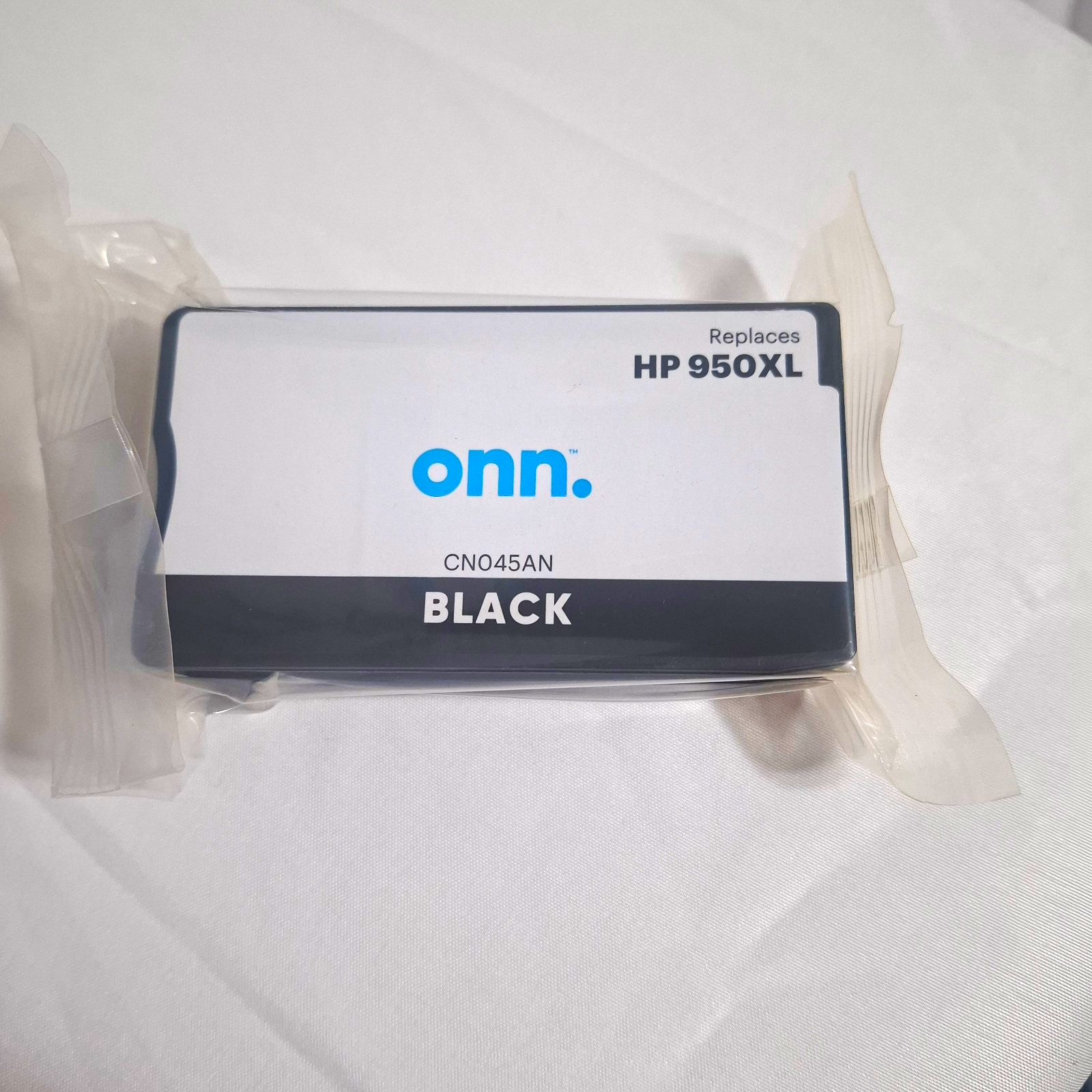onn. Black Compatible Inkjet Ink Cartridge for HP 950XL, New Open Box