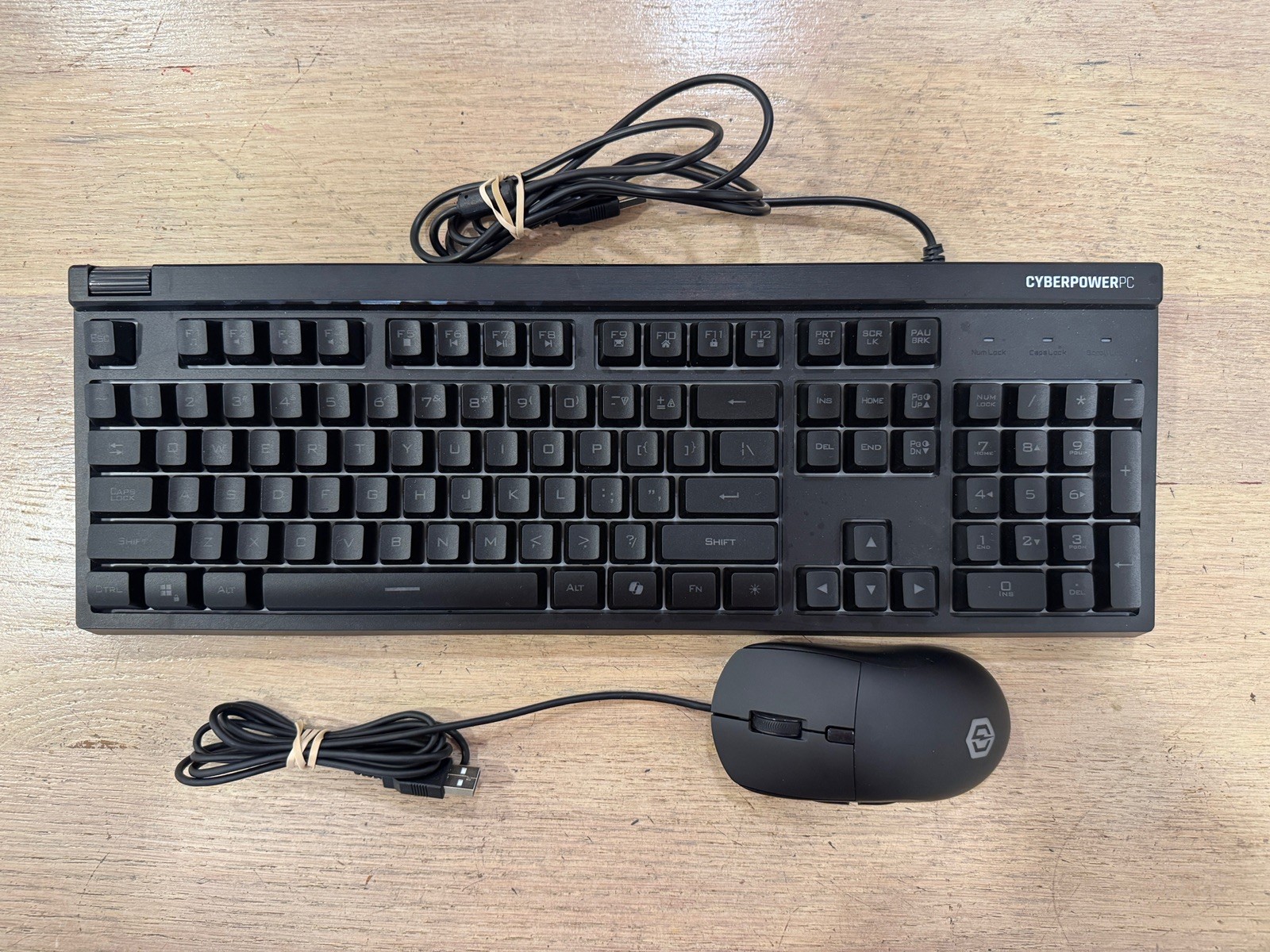 NOHI 02 RGB CyberPowerPC Gaming Keyboard and Mouse Set Wired