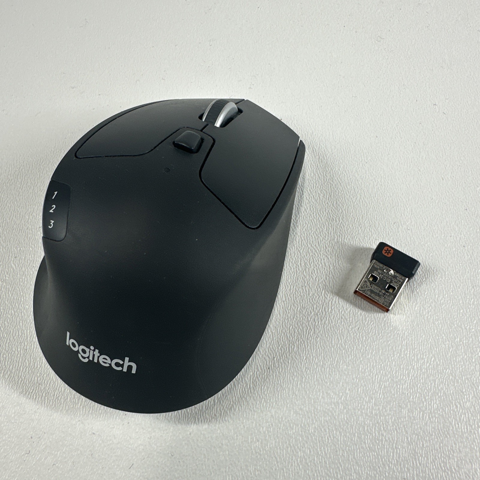 Logitech M720 Triathlon Precision Pro Wireless USB & Bluetooth Mouse w/ Dongle