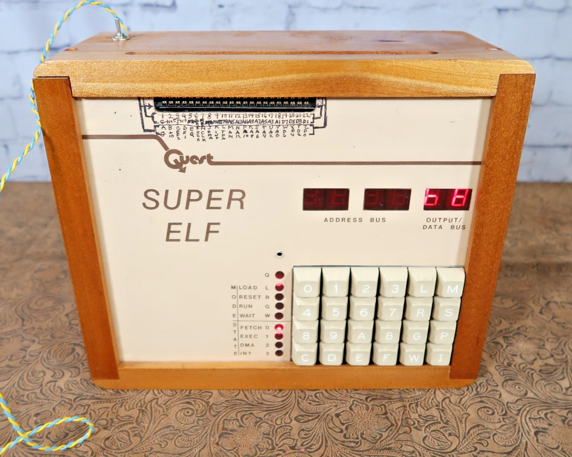 Rare Vintage Quest Electronics Super ELF Computer Trainer