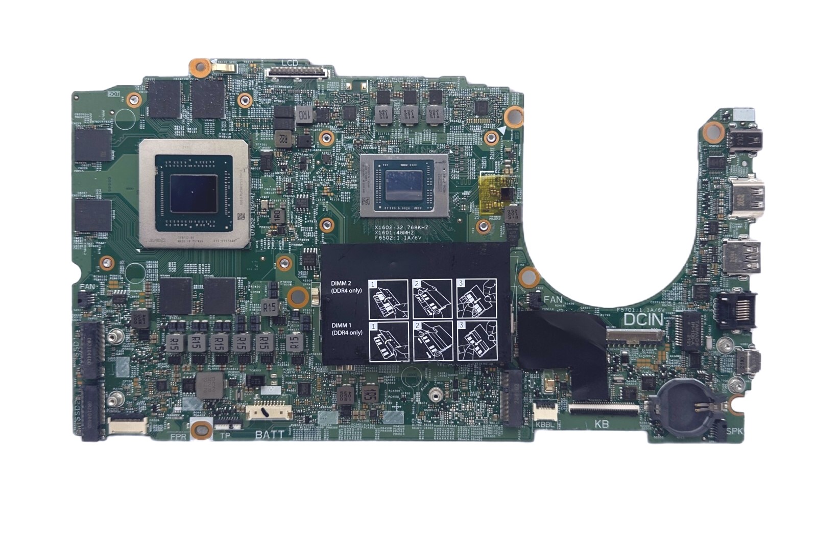 For Dell G5 SE 5505 Motherboard With R5-4600H CPU RX5600 6GB 0NCW8W