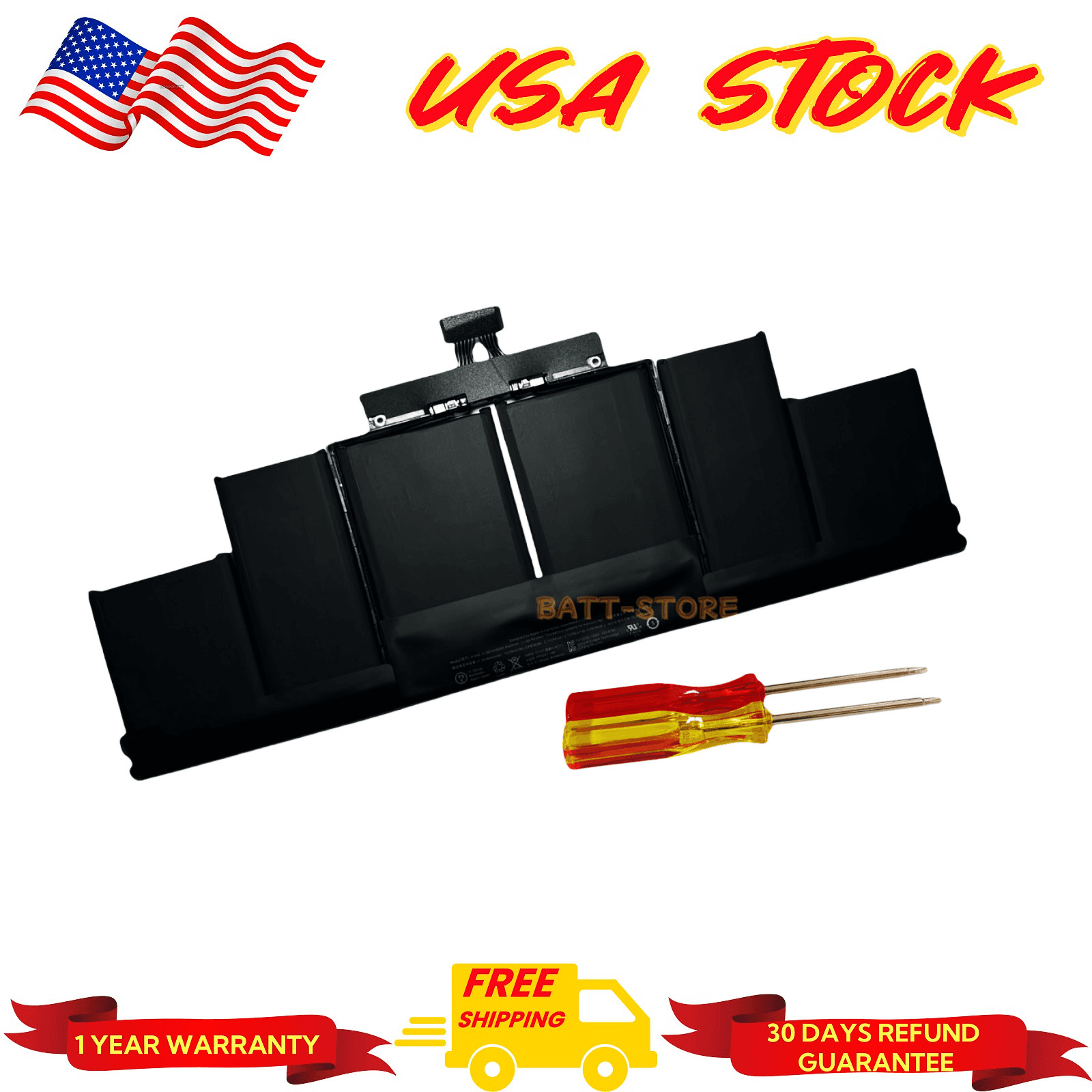 A1494 ORIGINAL NEW Battery for MacBook Pro 15" A1398 Late 2013 Mid 2014 2015