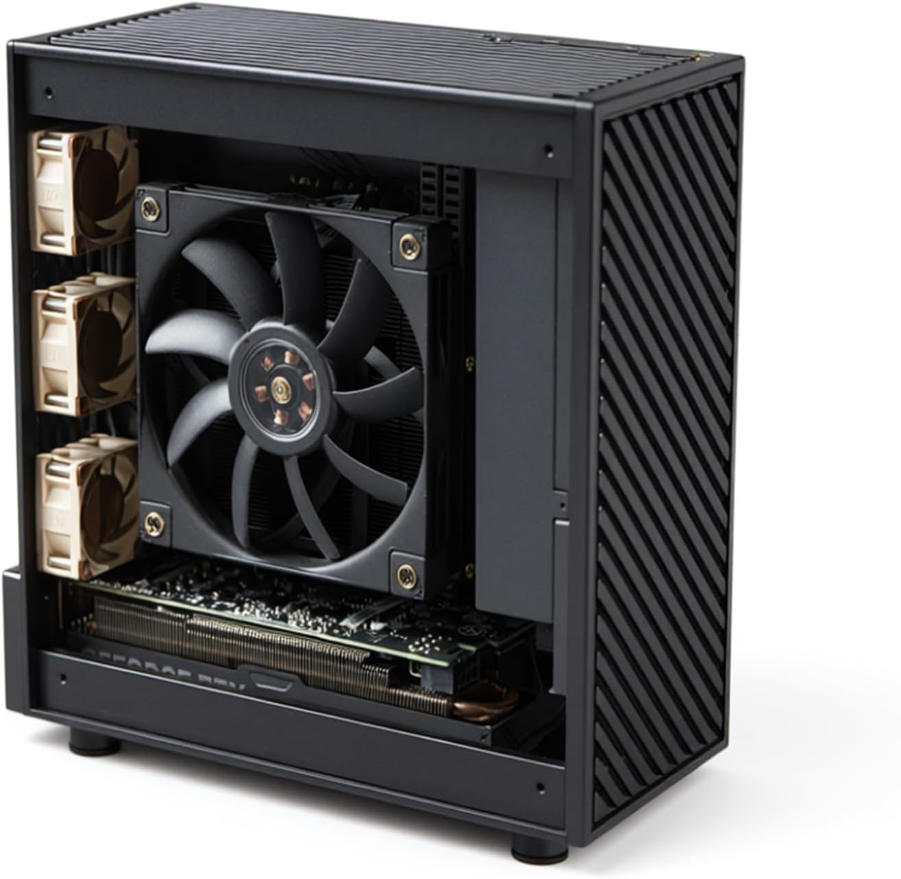 DIY Mini CNC Aluminum PC Case – Compact ITX Workstation Chassis for Low Profile