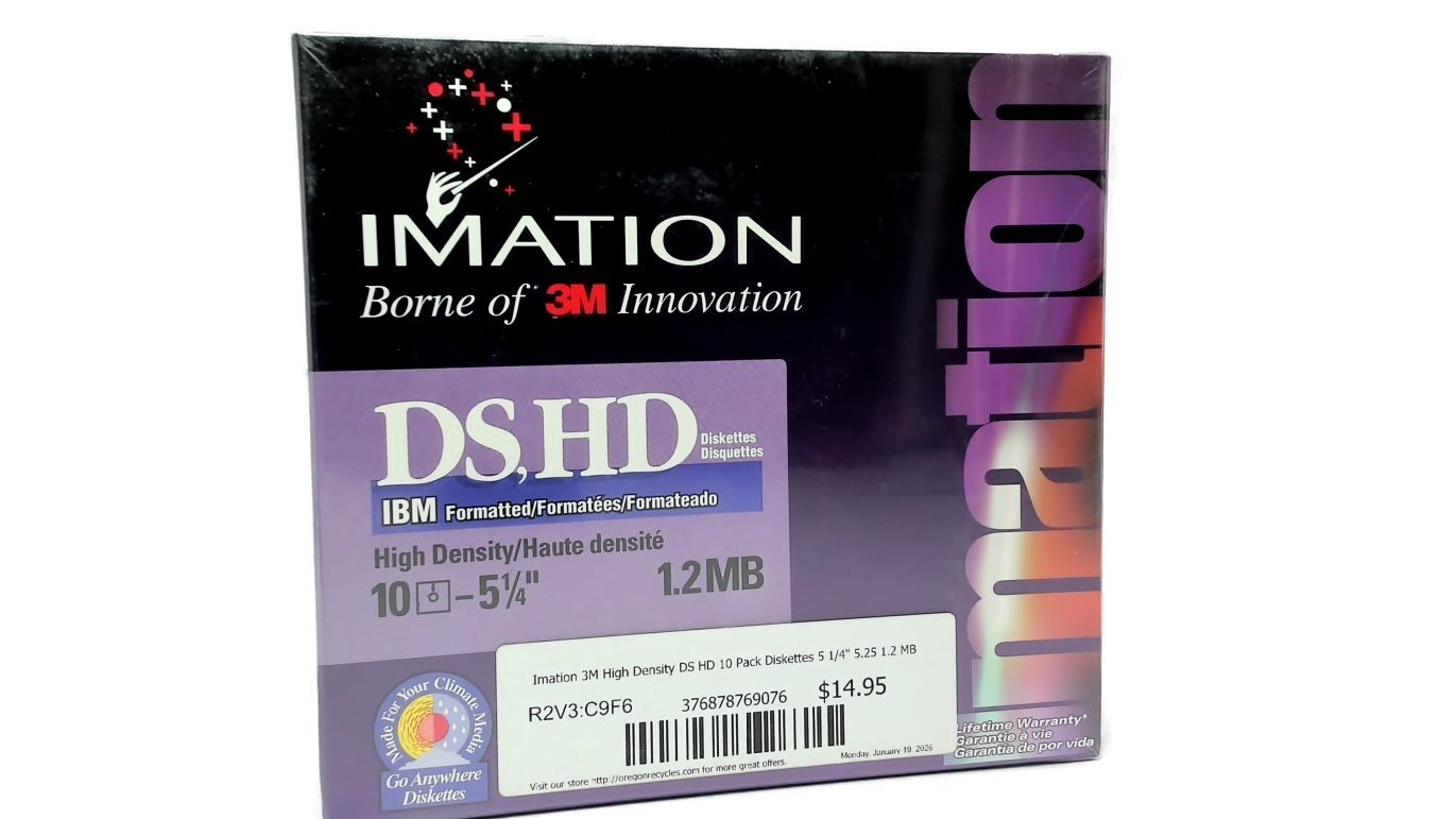 Imation | DS,HD | Floppy | 1.2 MB