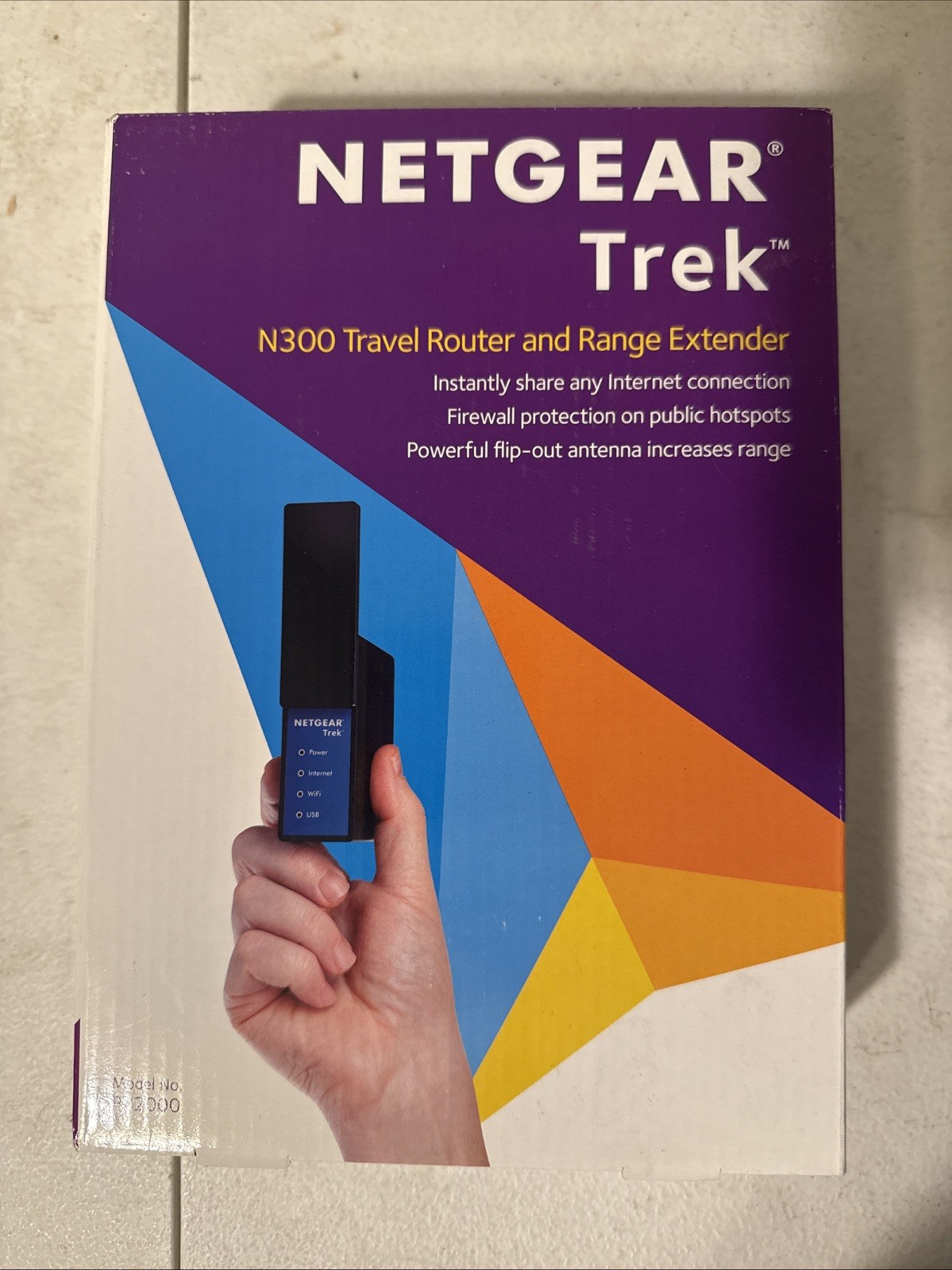 NETGEAR Trek N300 Travel Router, Extender, and/or Bridge (New, Sealed Box)