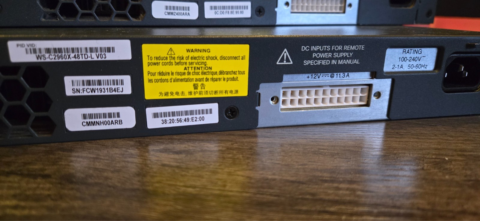 Cisco Catalyst WS-C2960X-48TD-L (Hardware Version V03)