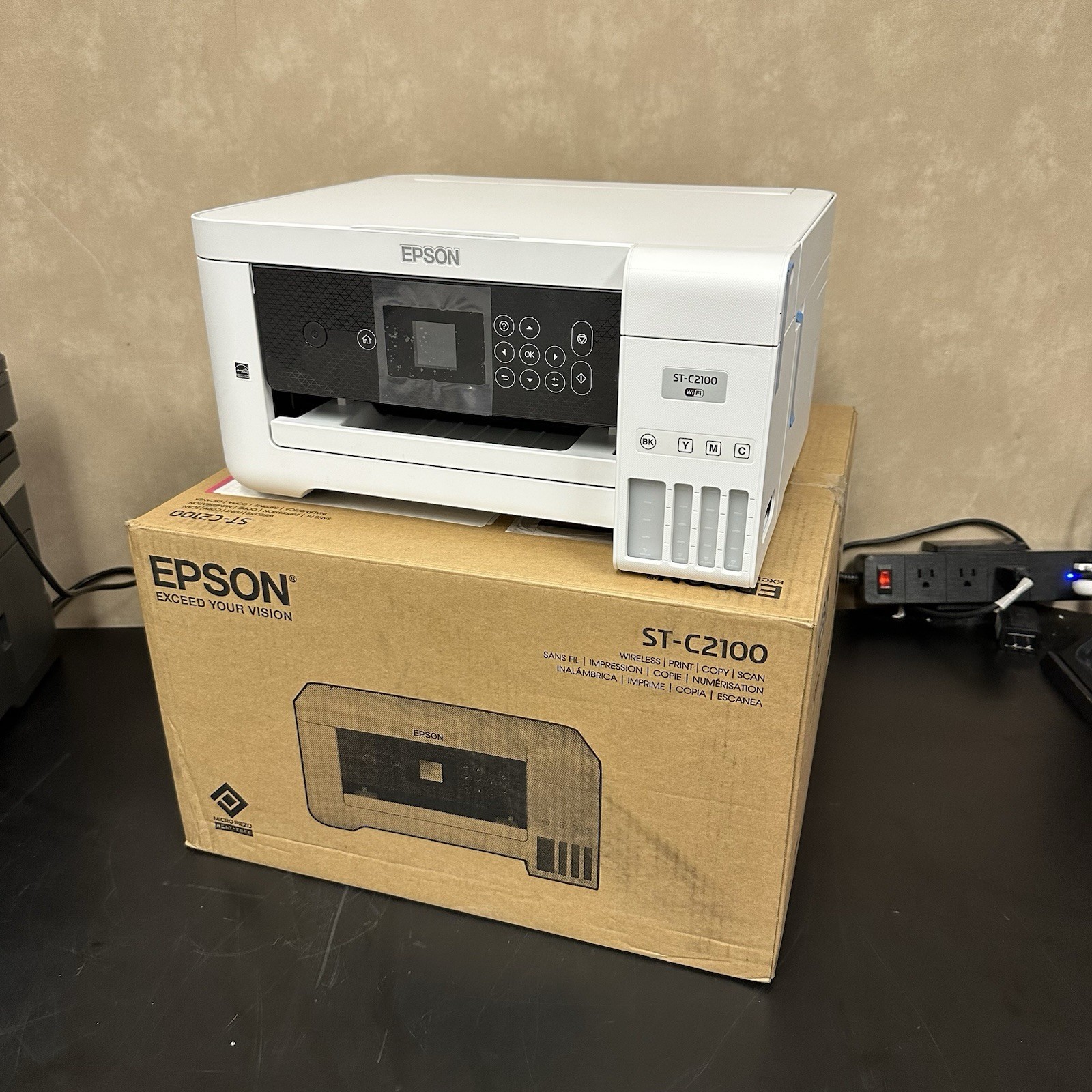 Epson WorkForce ST-C2100 Wireless Inkjet Multifunction Printer Color C11CJ63203
