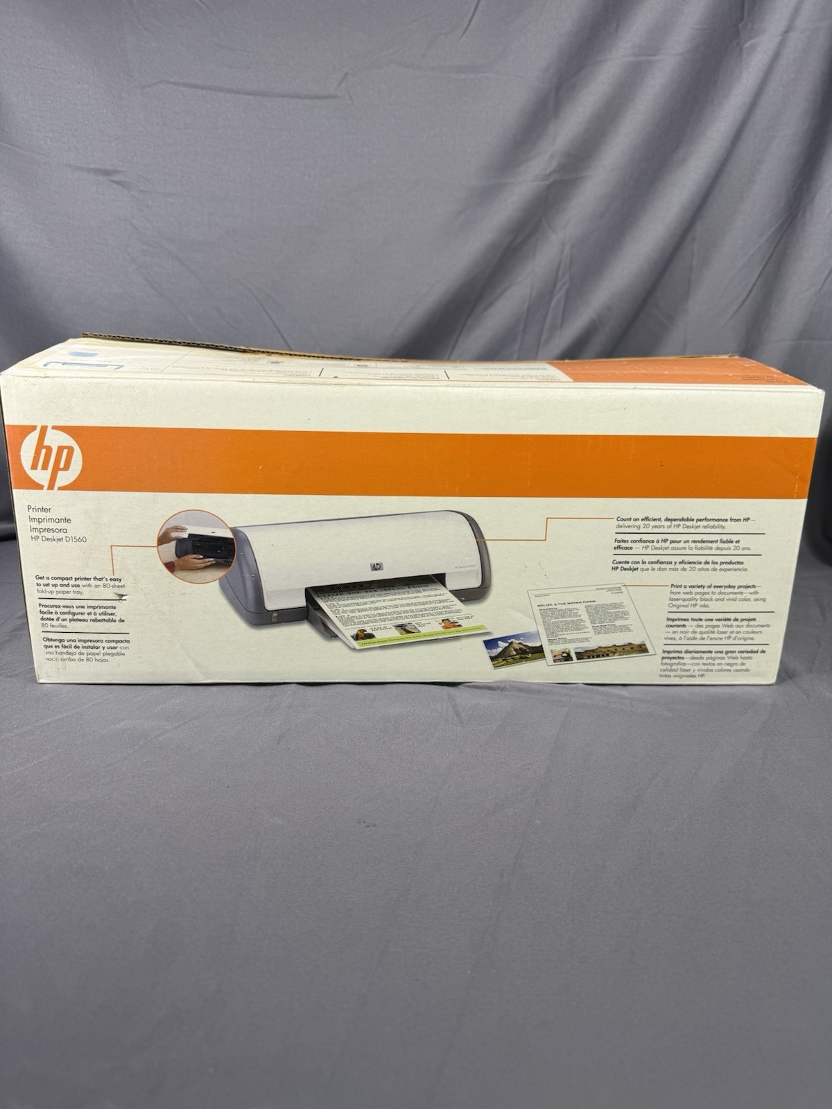 HP Deskjet D1560 Standard Inkjet Printer Brand New Open Box