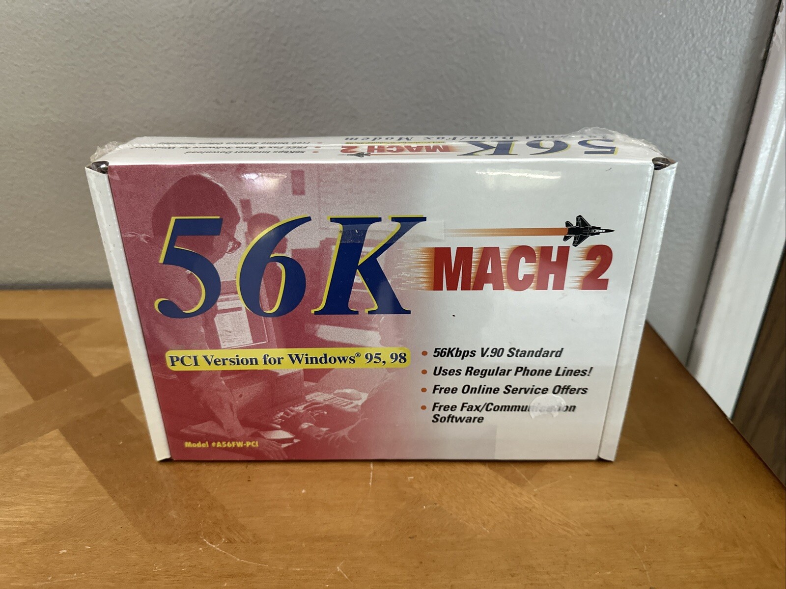 56K MACH 2 Internal Data/Fax Modem PCI Version Windows 95,98 New Sealed 