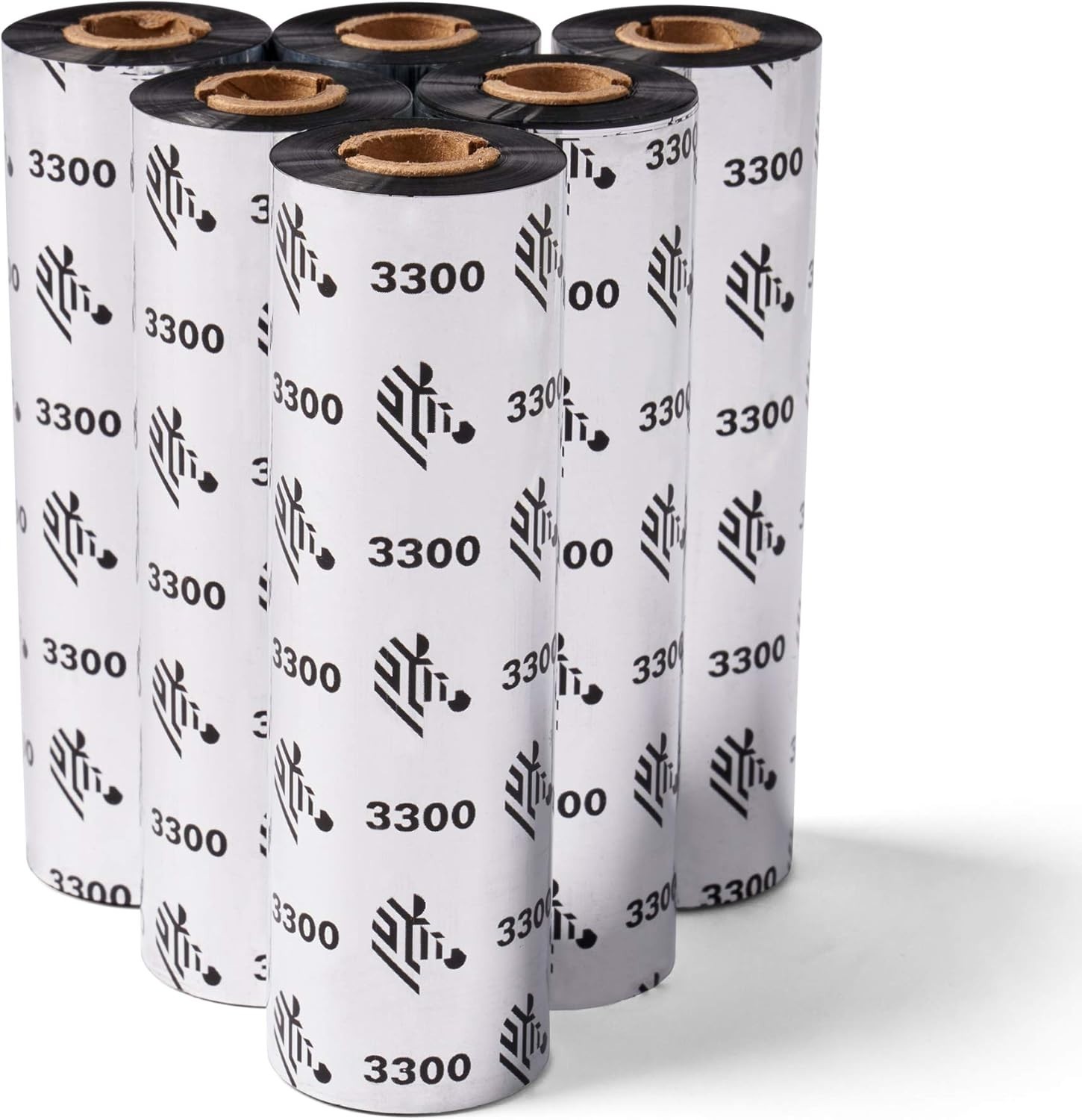Zebra High-Performance Black Wax/Resin Ribbon for Thermal Transfer Desktop Print