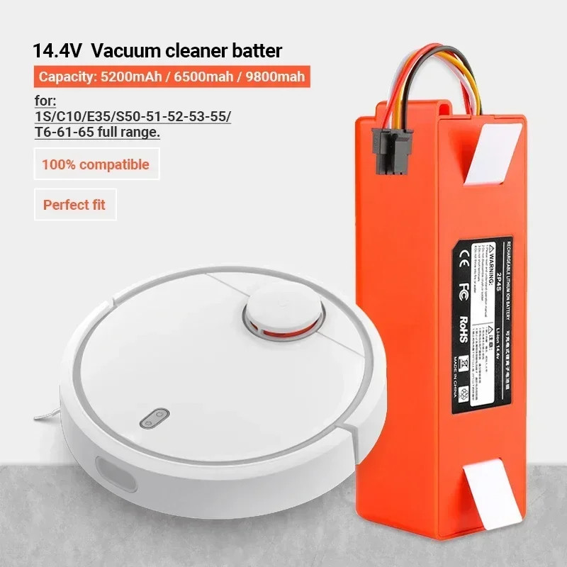 Original 14.4V Li-ion Battery Robotic Vacuum Cleaner Replacement Battery for Xia