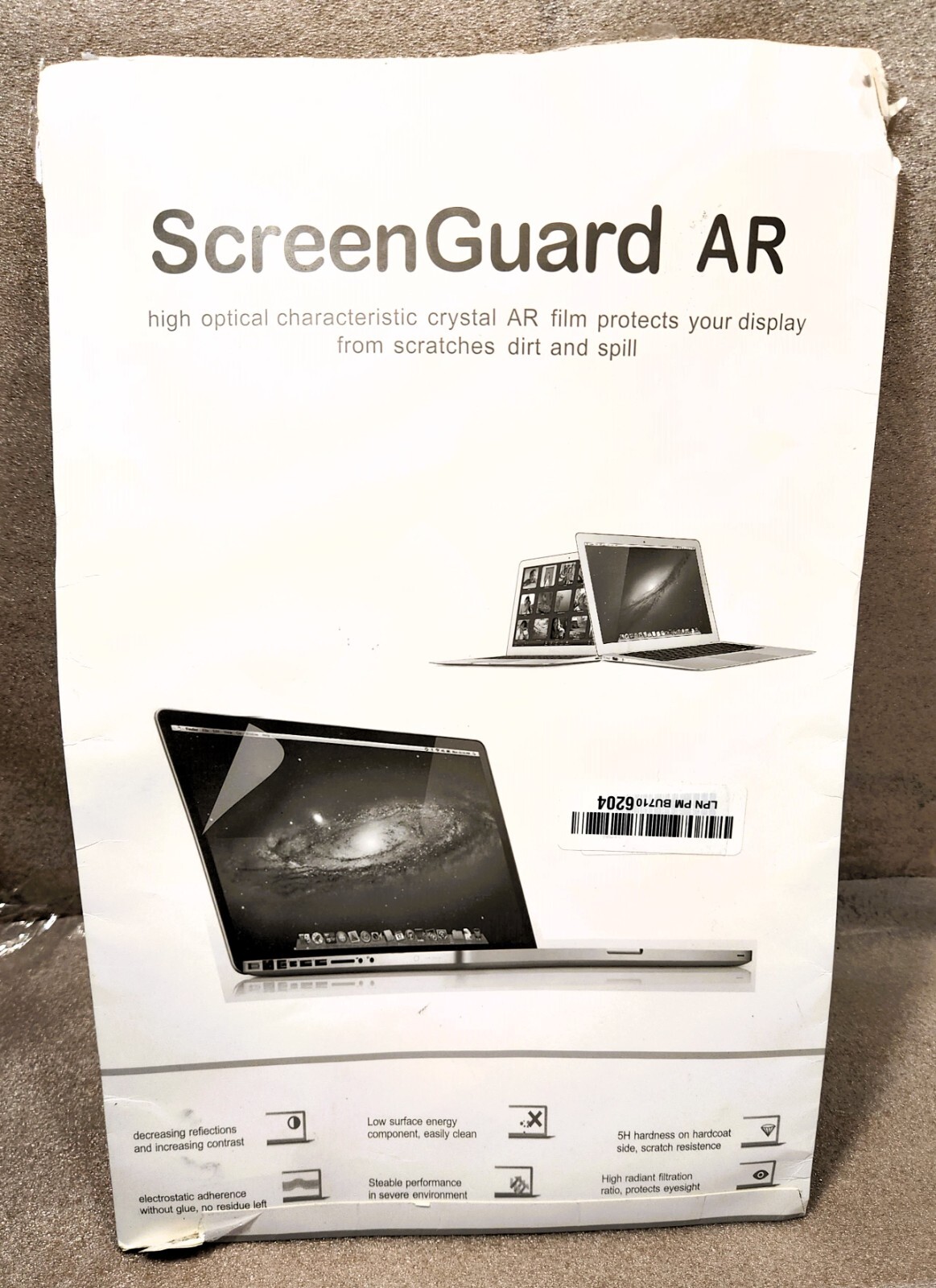 Ultra-thin Crystal Screen Protector Guard Laptop Cover for MacBook 2017 NIOB