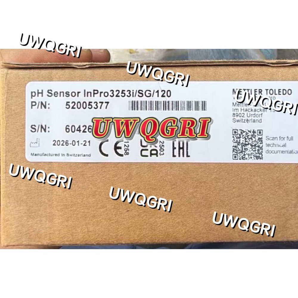 1PC NEW Mettler Toledo InPro3253i/SG/120 PH Sensor 52005377 #GW