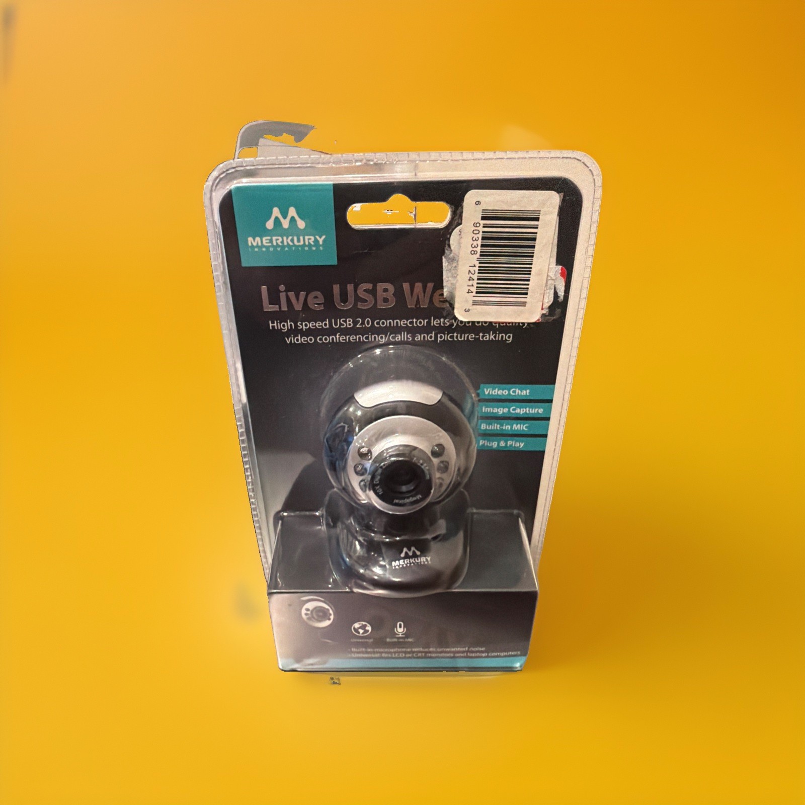 Merkury Innovations M-WC310 1.3MP USB 2.0 Computer Webcam - New