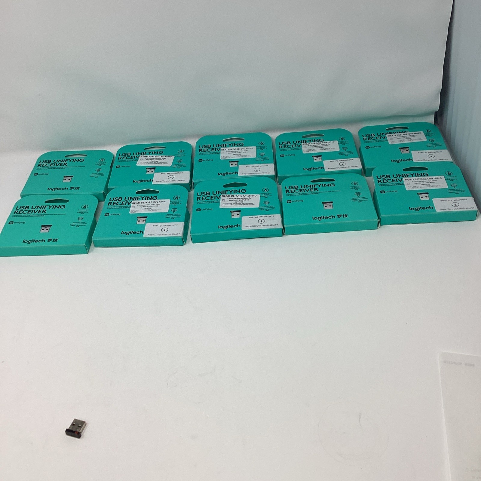 10X Logitech USB Unifying Receiver 2.4 GHz Wireless Dongle (Brand New)