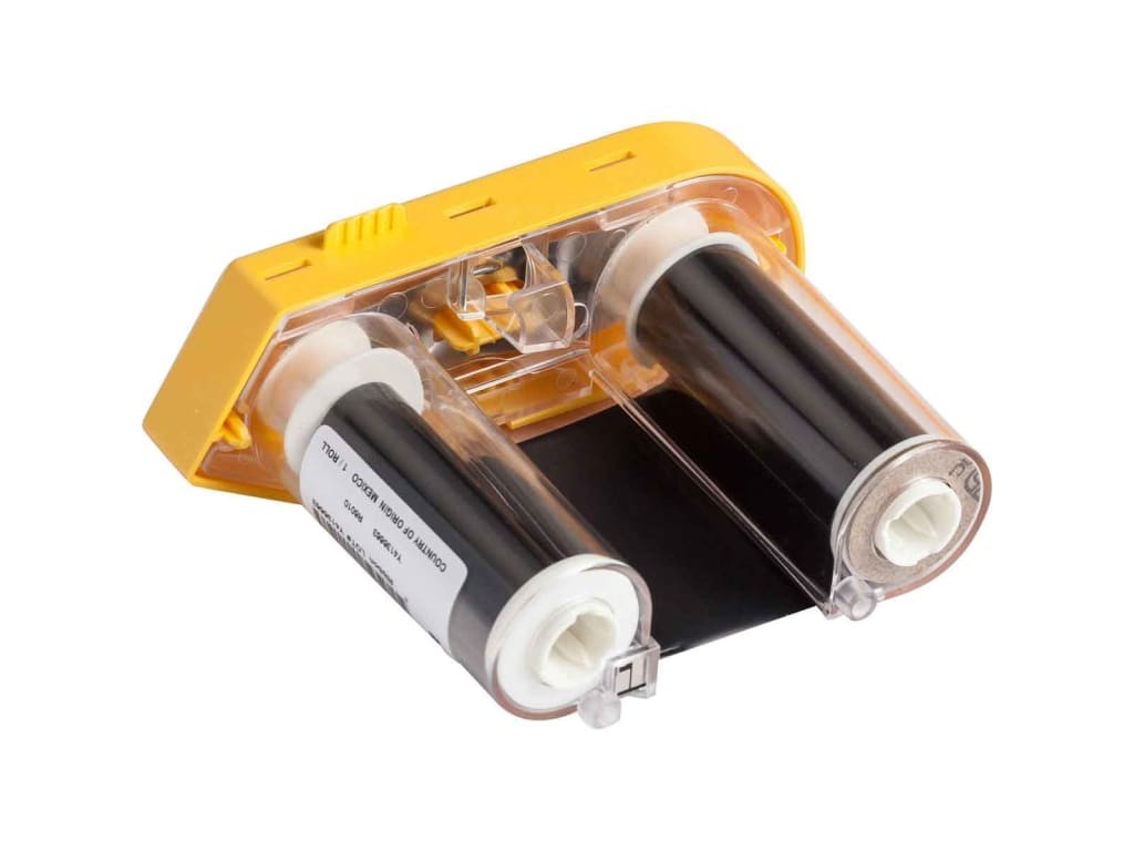 Brady M61-R6010 - R6000 Series Halogen Free Ribbon for M6 Printers (Black)