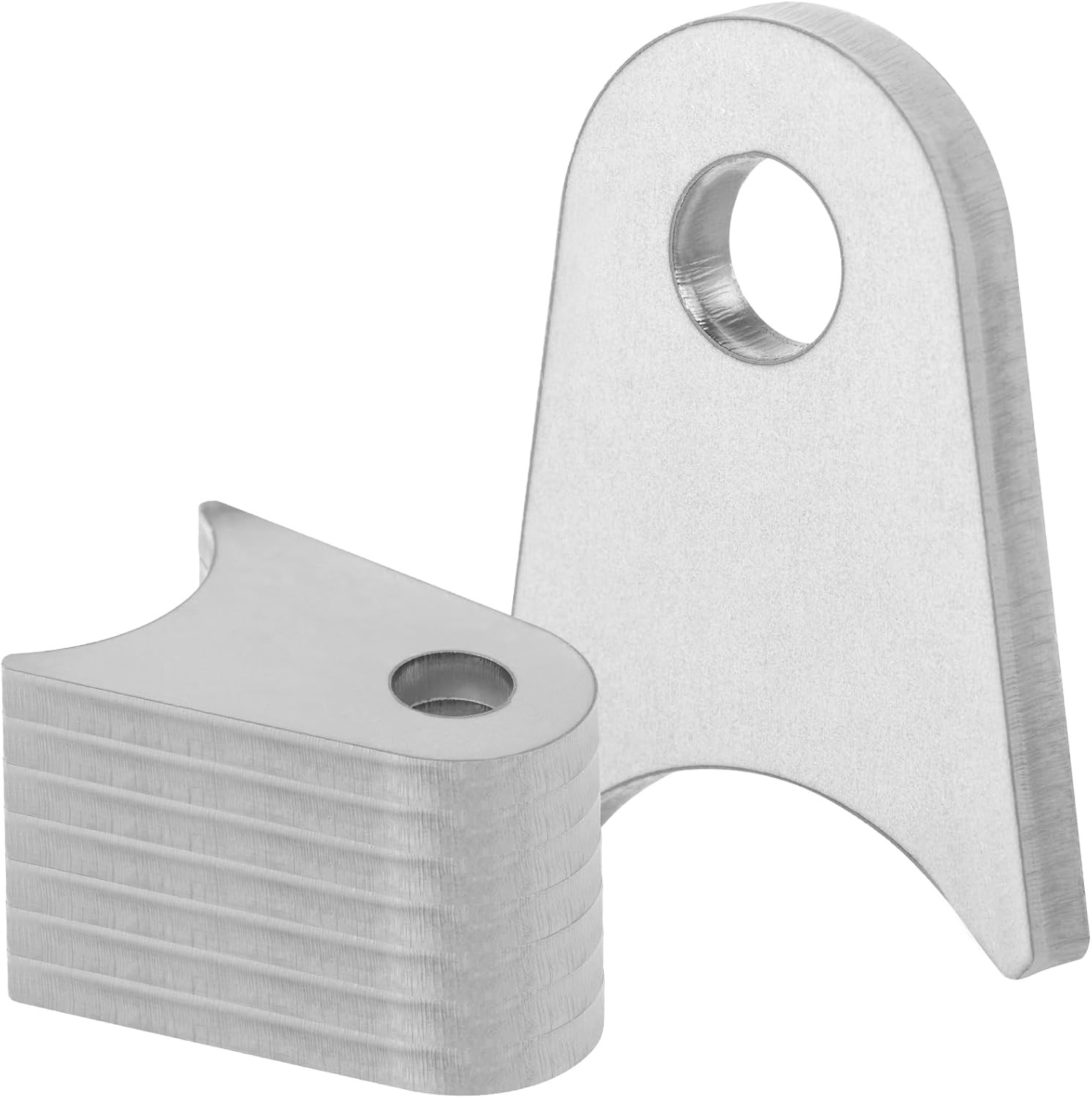 Weld On Tabs,Axle 2-1/2" Height, 1-3/4" Wide, 1/4" Thick 8PCS Axle Weld Tab