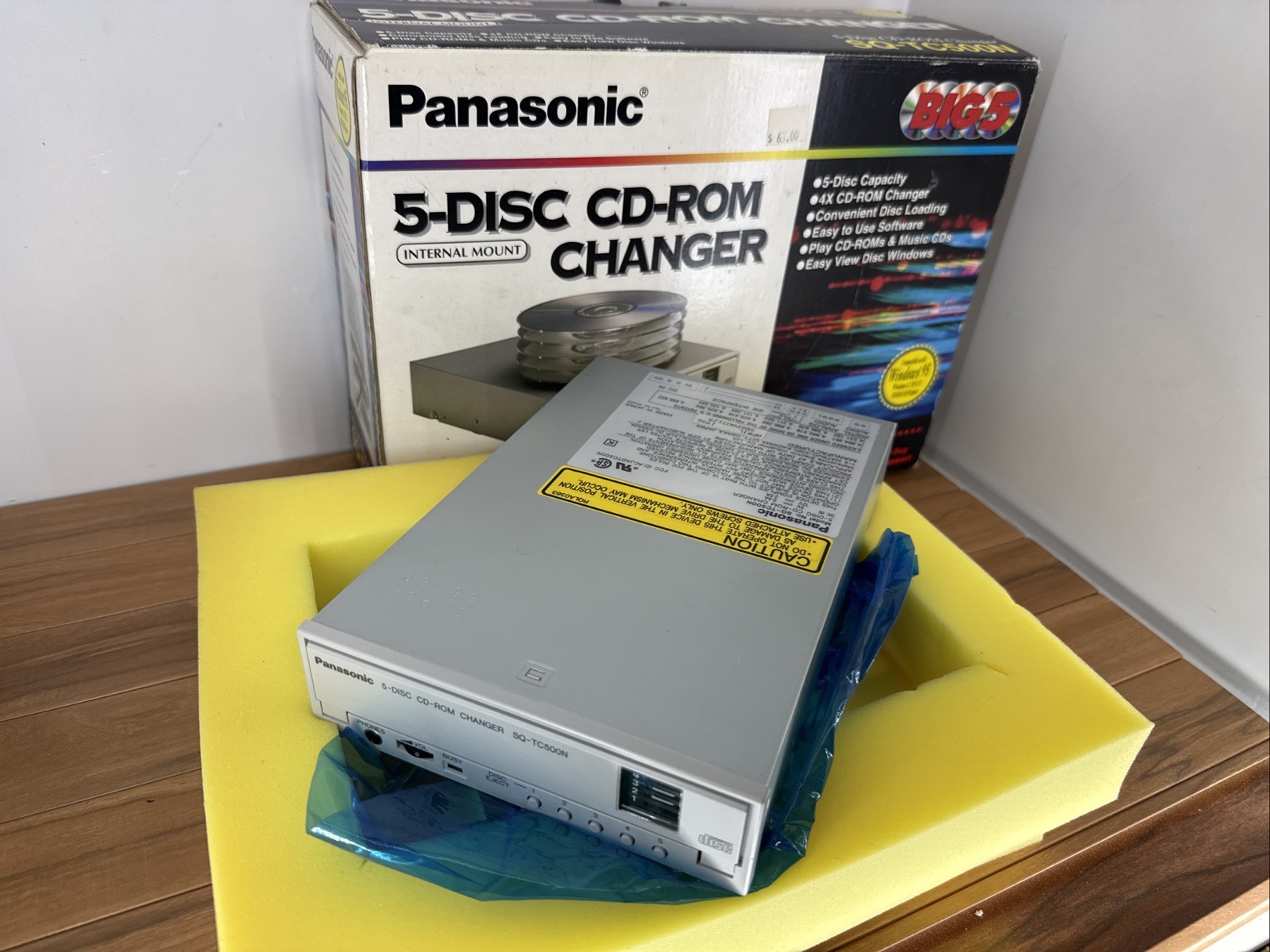 Panasonic SQ-TC500N 5 Disc CD internal desktop computer Changer 10X Speed IDE