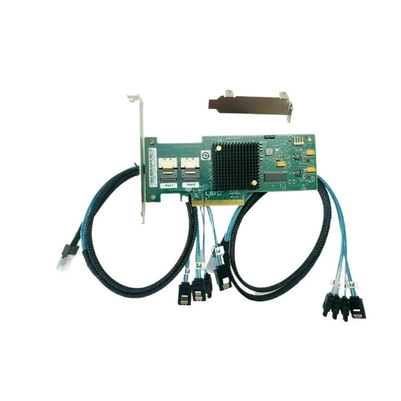 9211-8i 6Gbps HBA LSI FW:P20 IT Mode ZFS FreeNAS unRAID 2* SFF-8087 4*SATA US
