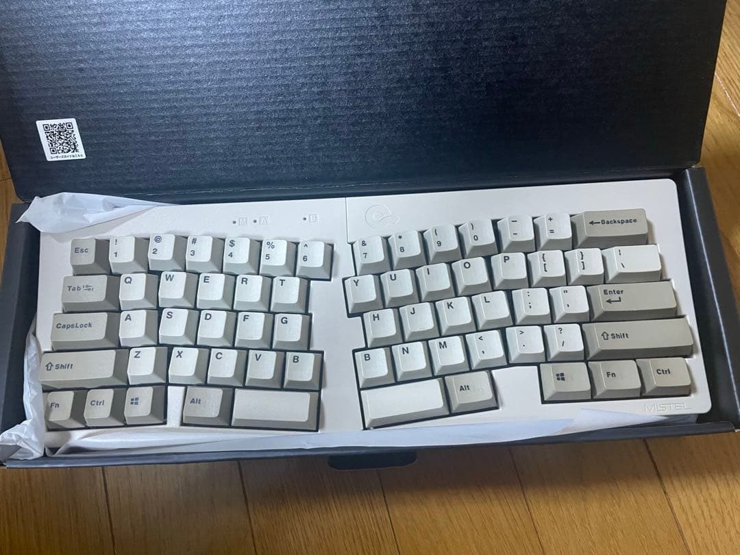 Mistel BAROCCO MD600 ALPHA Split Alice Layout Keyboard JP Unused