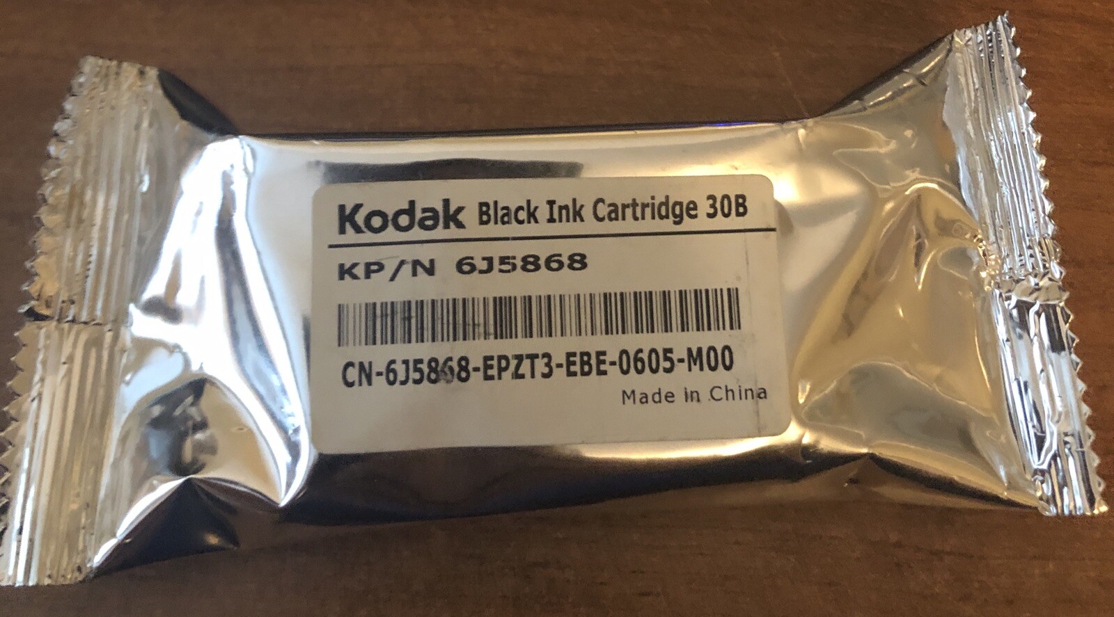 Genuine Kodak 30B Black  Ink Cartridge