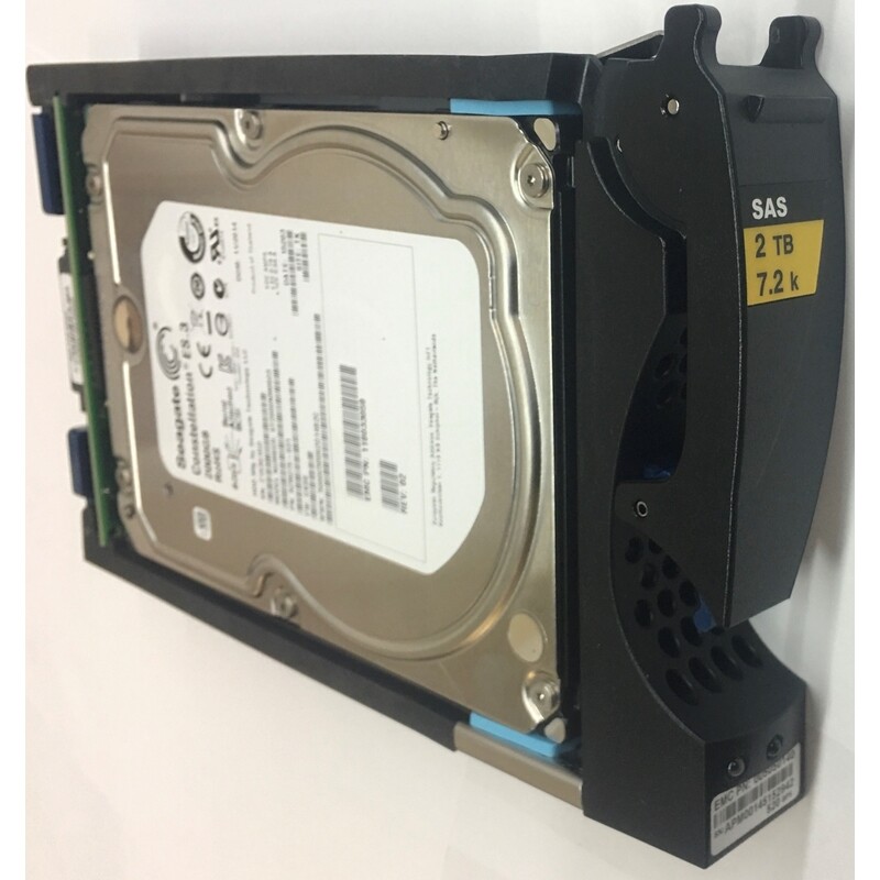 ST2000NXCLAR2000 - EMC 2TB 7200 RPM SAS 3.5" HDD for VNX 5100, 5200, 5300, 54...