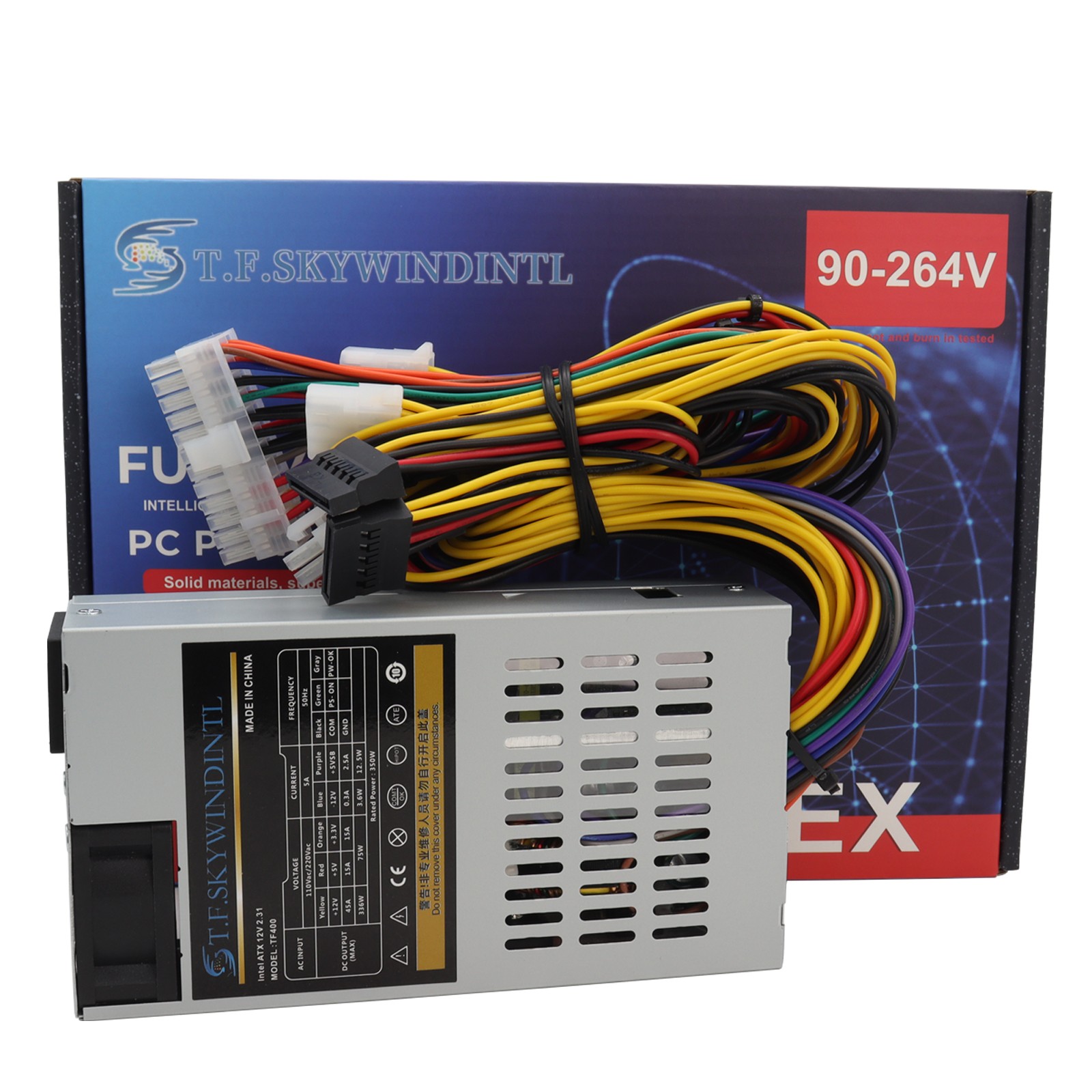 Mini ITX Power Supply 300W Small 1U FLEX Server PSU, Active PFC