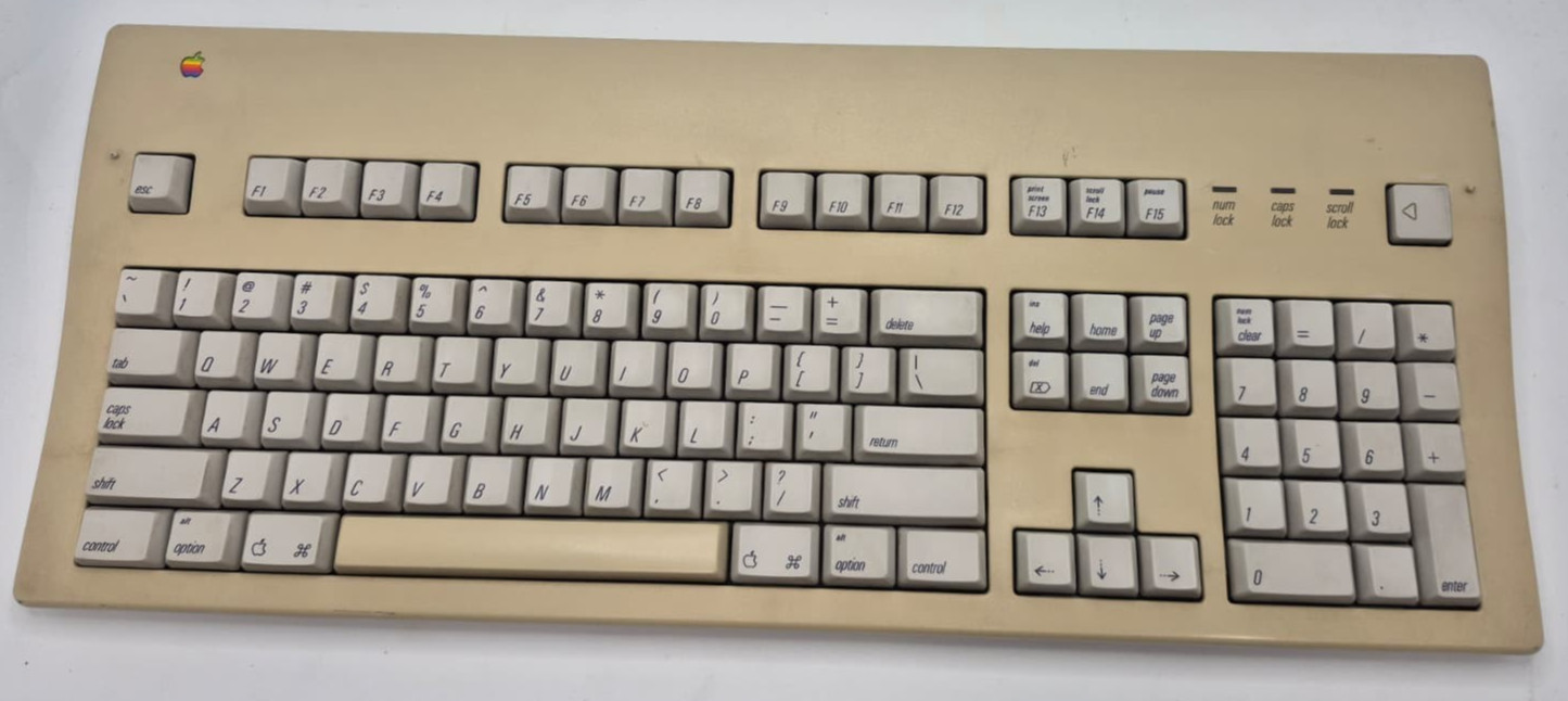 Vintage Apple Extended Keyboard II M3501 - No Cable