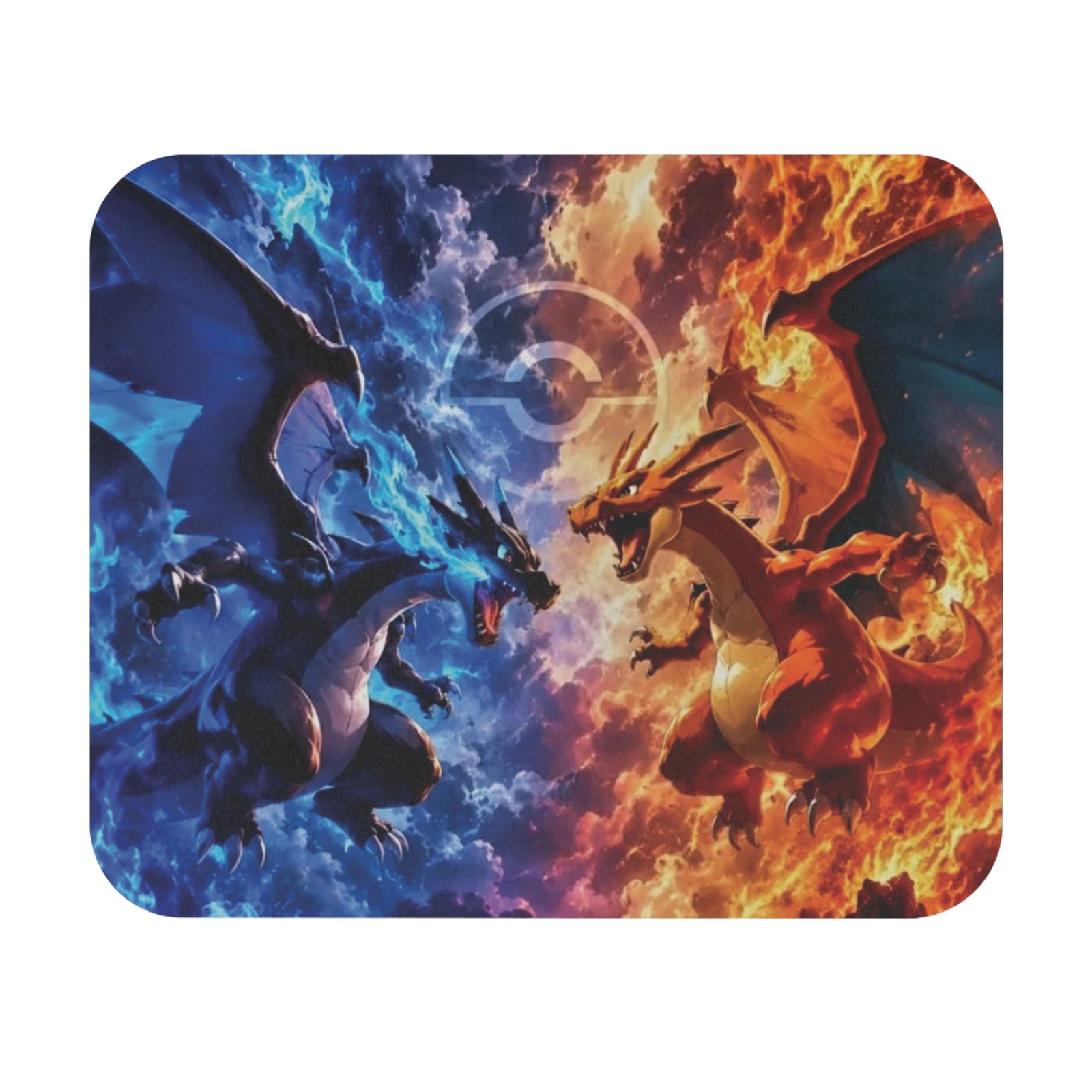 Charizard X vs Charizard Y - Rectangle Mouse Pad