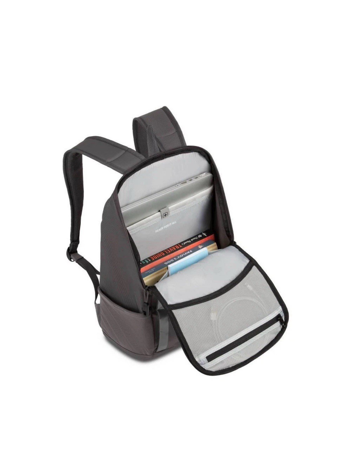 SWISSGEAR Discreet Travel Work Commuter Backpack Fits 15" Laptop - Charcoal Gray