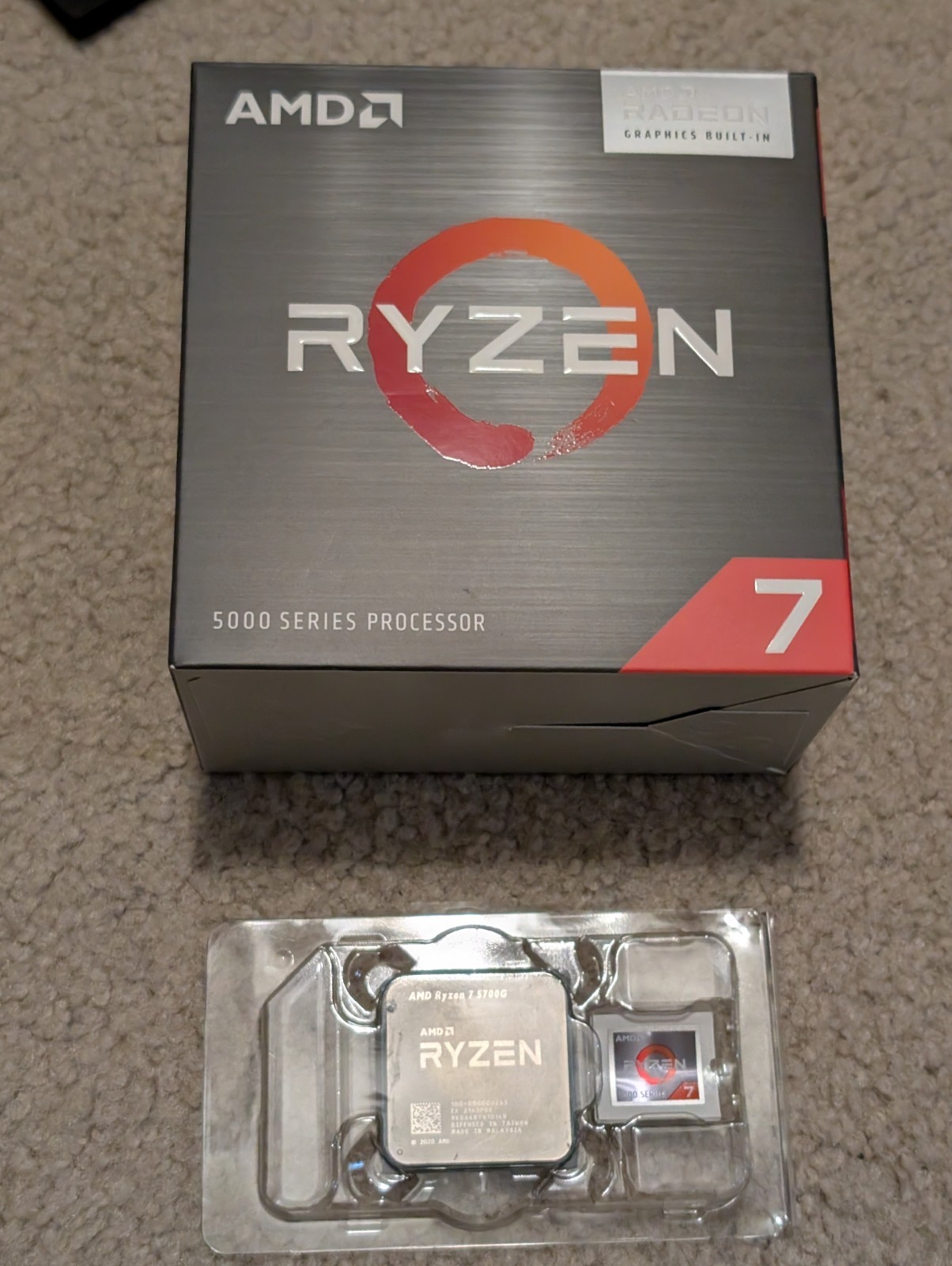AMD Ryzen 7 5700G Processor - Integrated Radeon Video