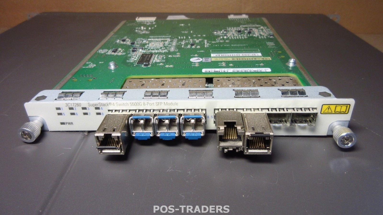 3Com 3C17260 5500G 8 Port SFP Module INCL 6X SFP'S - FROM 3COM 3CR17250-91