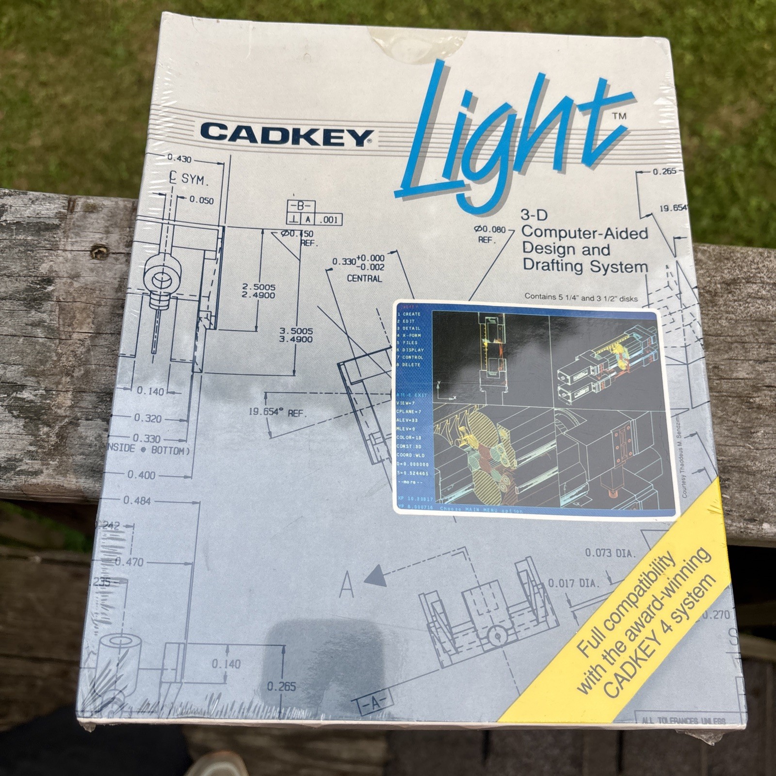 Cadkey Light 3-D Computer Aided Design Drafting System New